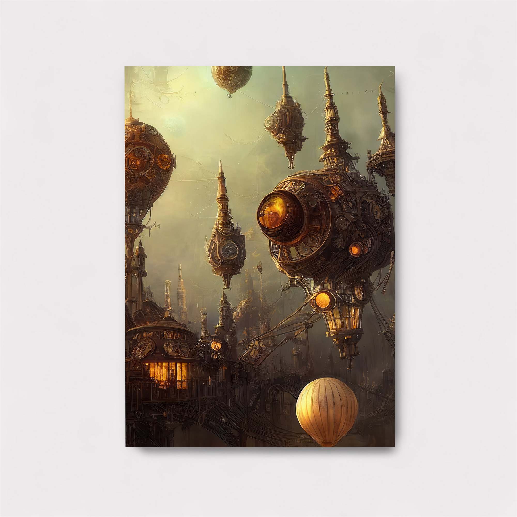 Steampunk Dreamscape Safe Wall Magnetic / M