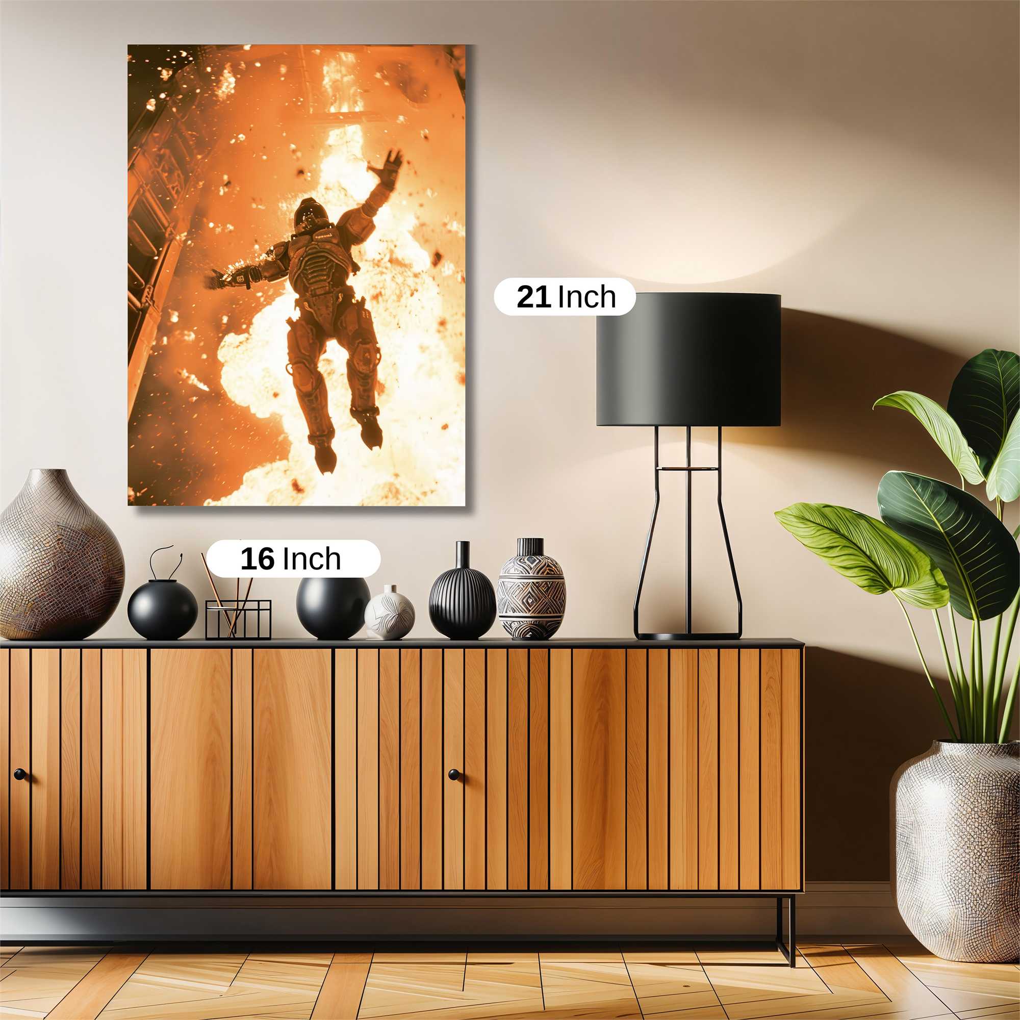 Iron Blaze Safe Wall Magnetic / M