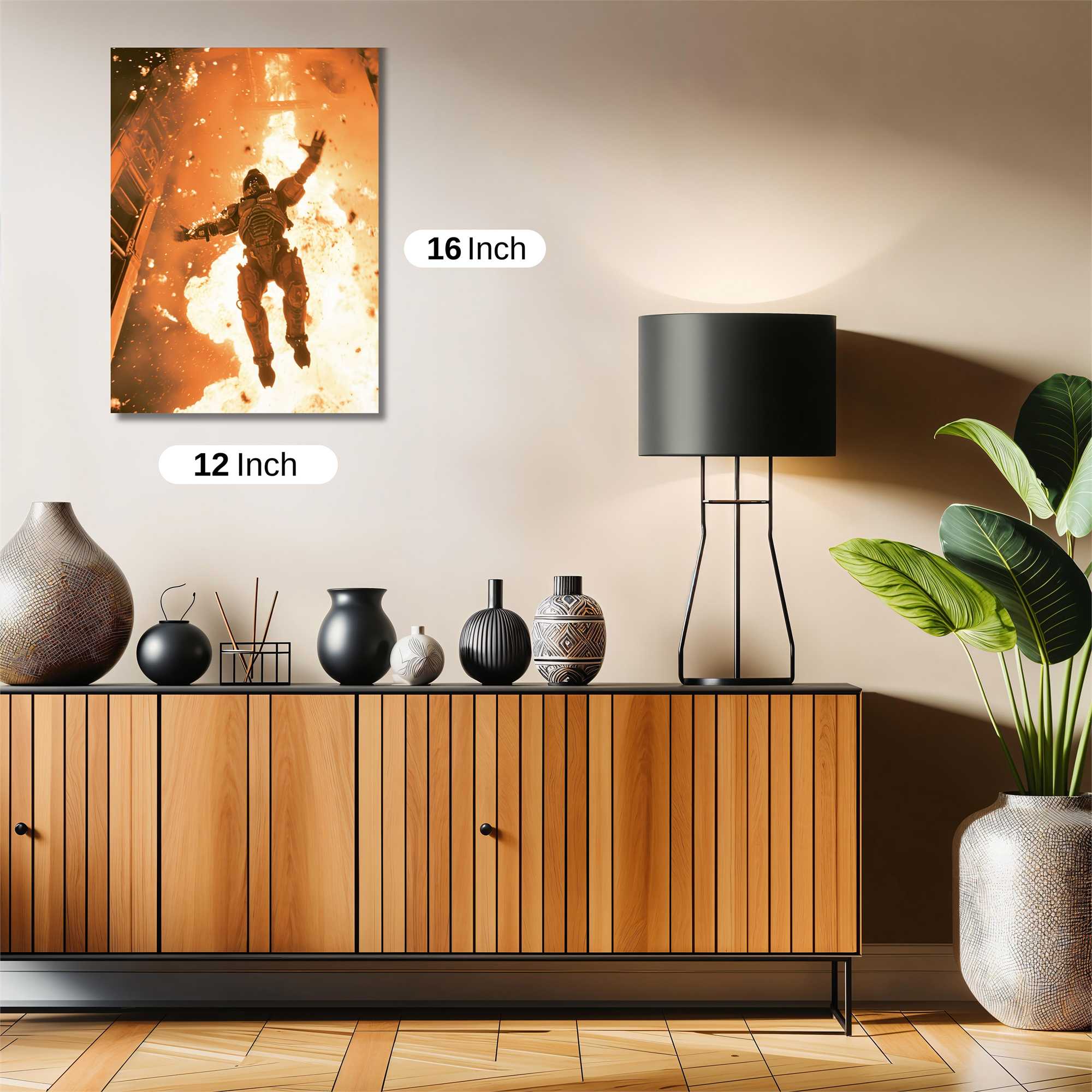 Iron Blaze Safe Wall Magnetic / M