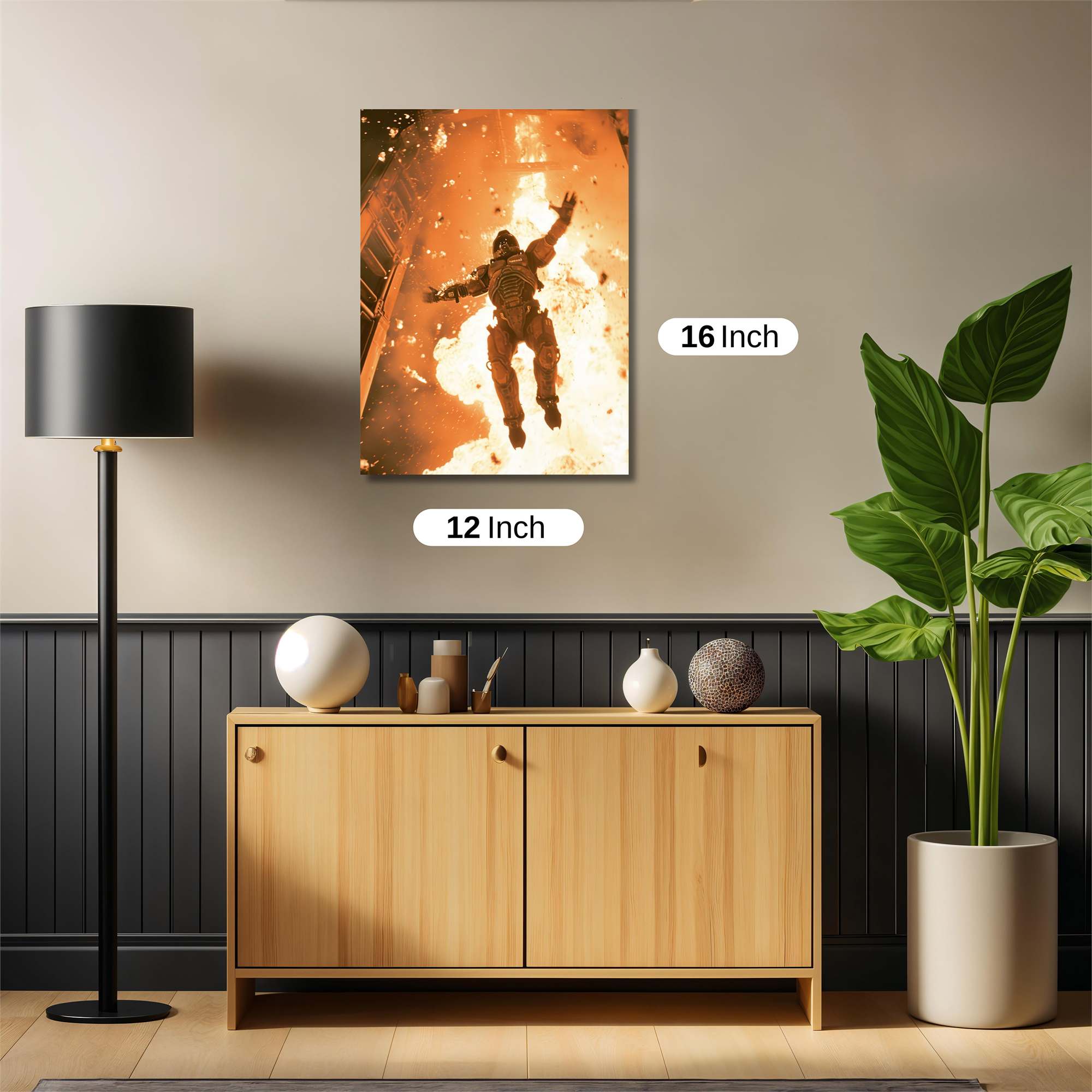 Iron Blaze Safe Wall Magnetic / M