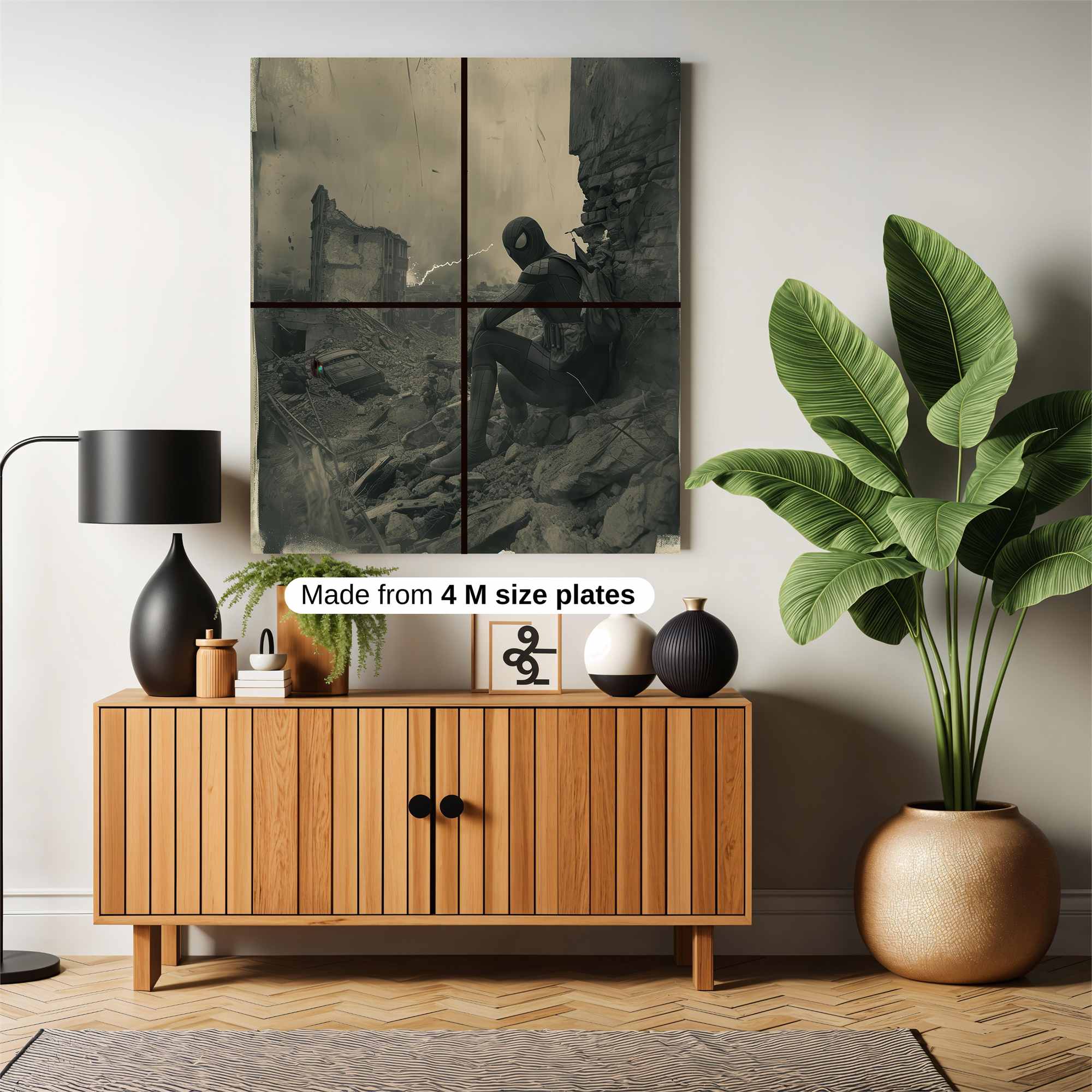 Spider Solitude Safe Wall Magnetic / M