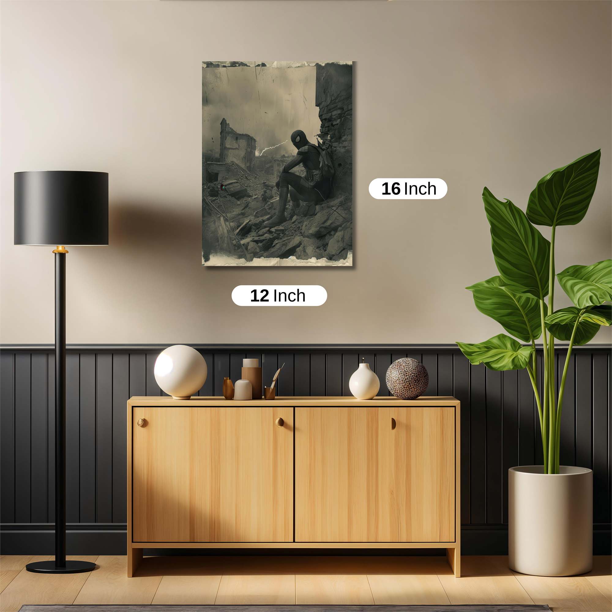 Spider Solitude Safe Wall Magnetic / M