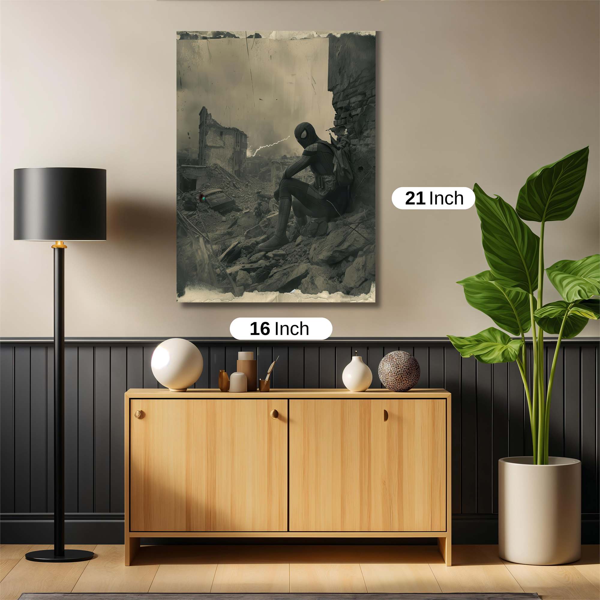 Spider Solitude Safe Wall Magnetic / M
