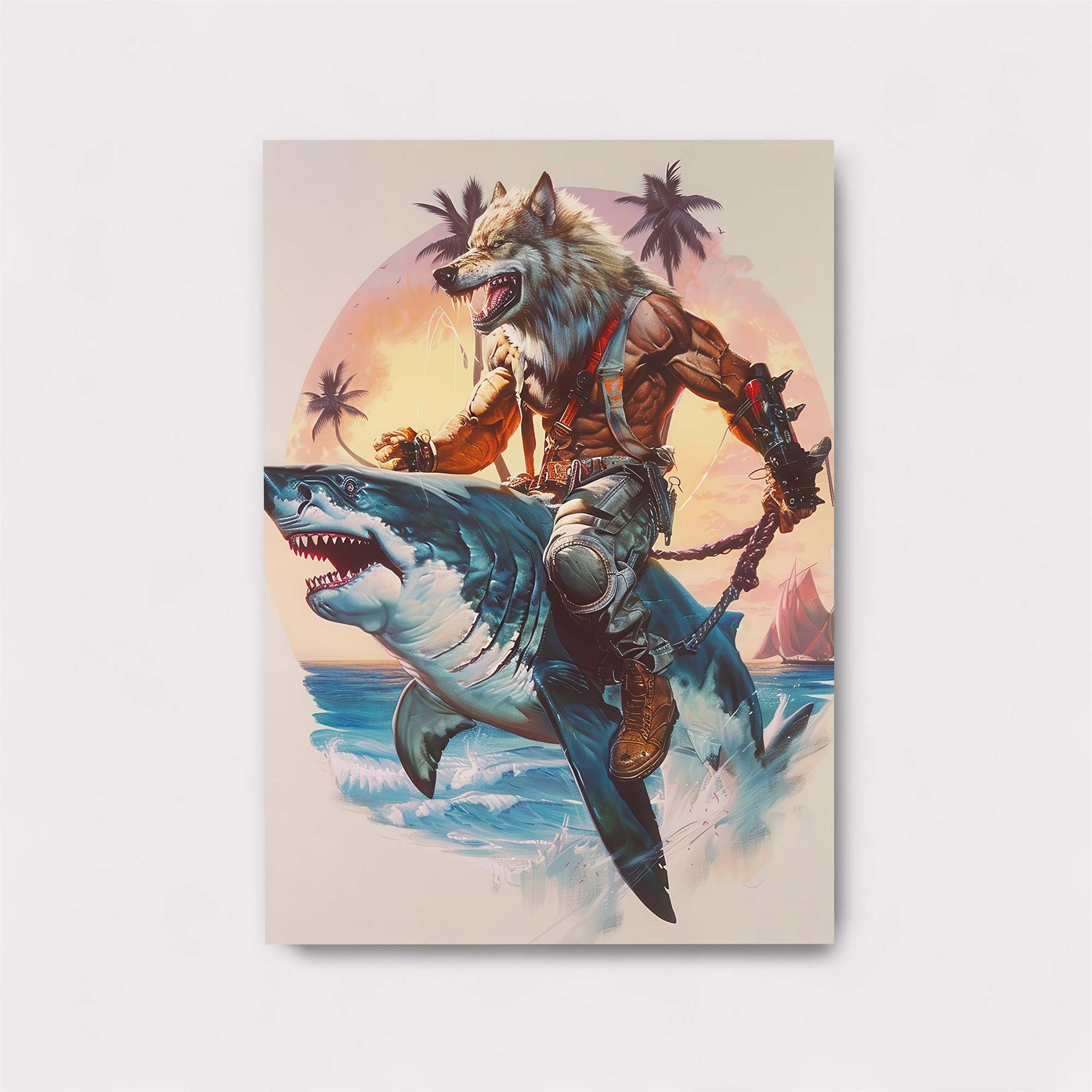 Wolf Warrior Safe Wall Magnetic / M