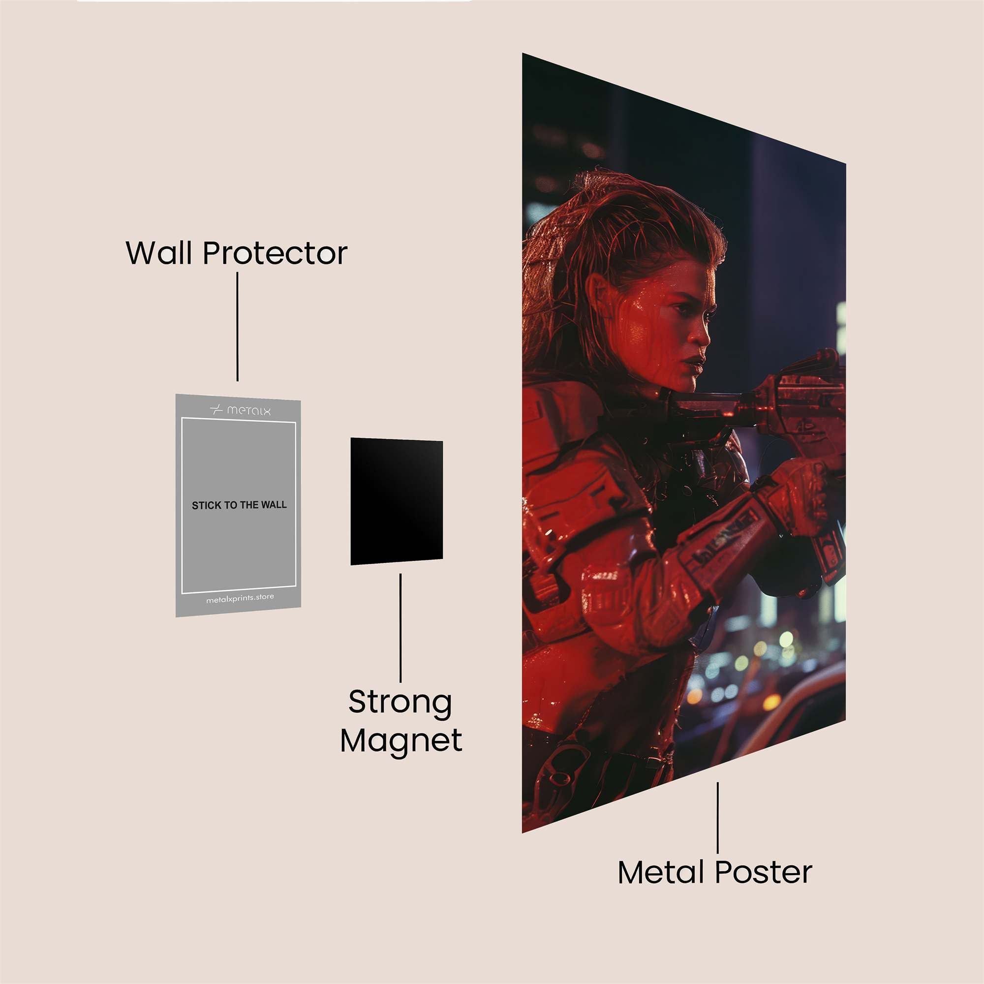 Sarah Intense Safe Wall Magnetic / M