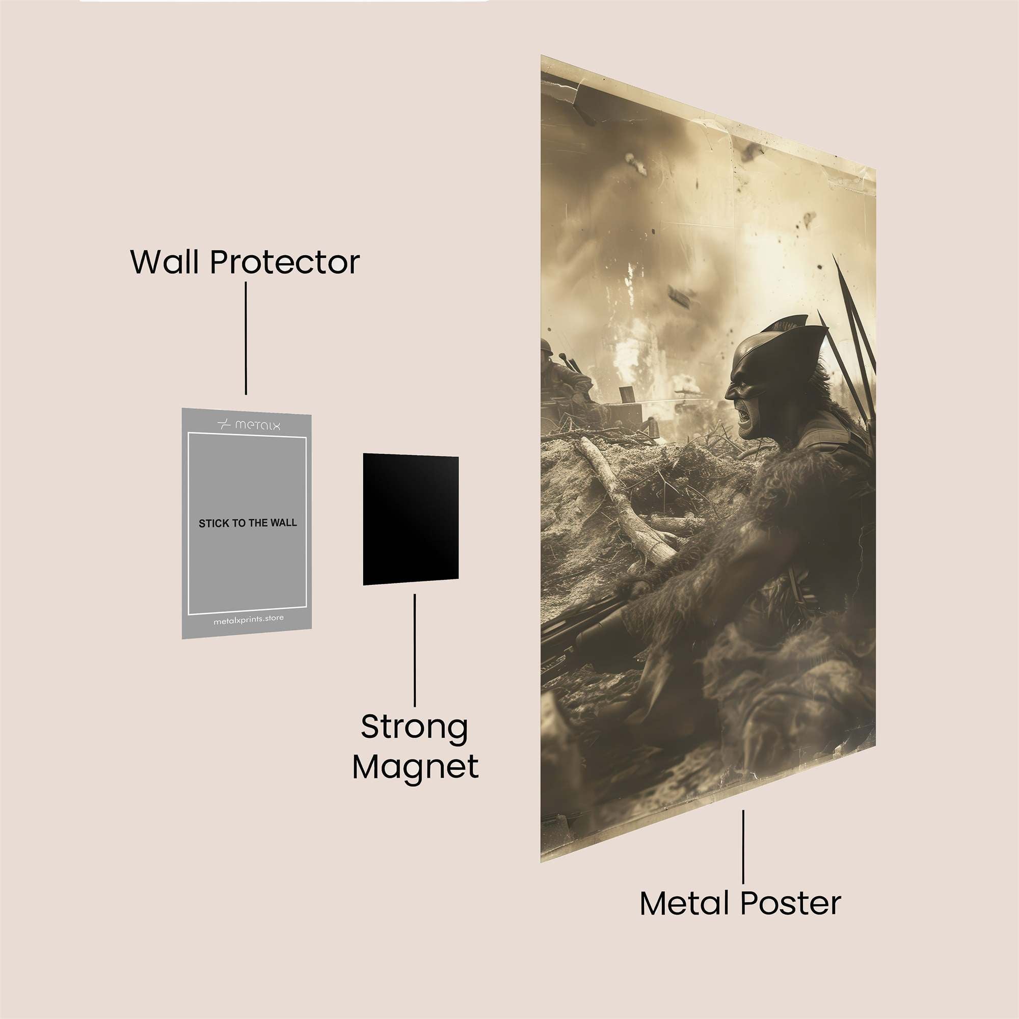 Batman Despair Safe Wall Magnetic / M