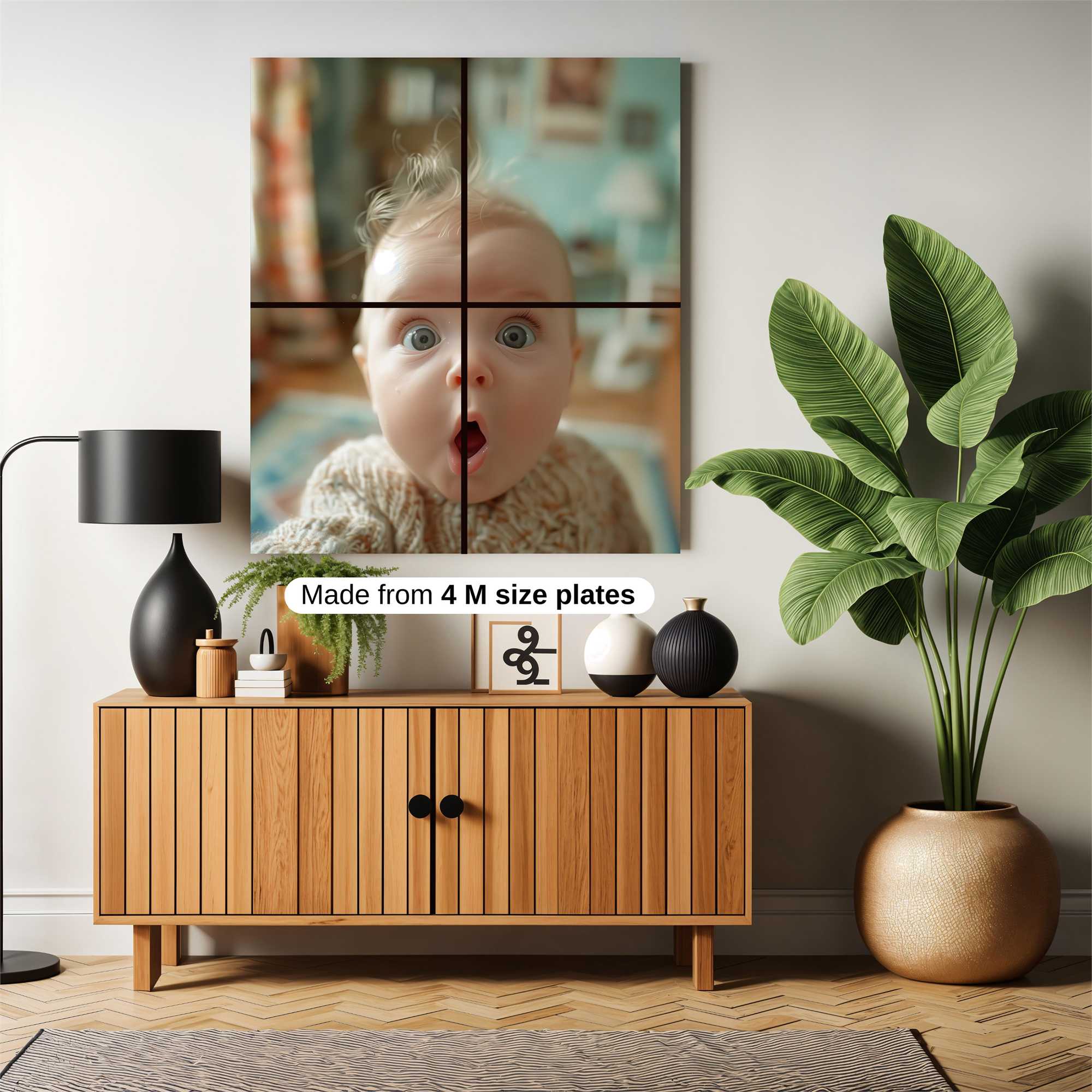 Surprised Tot Safe Wall Magnetic / M