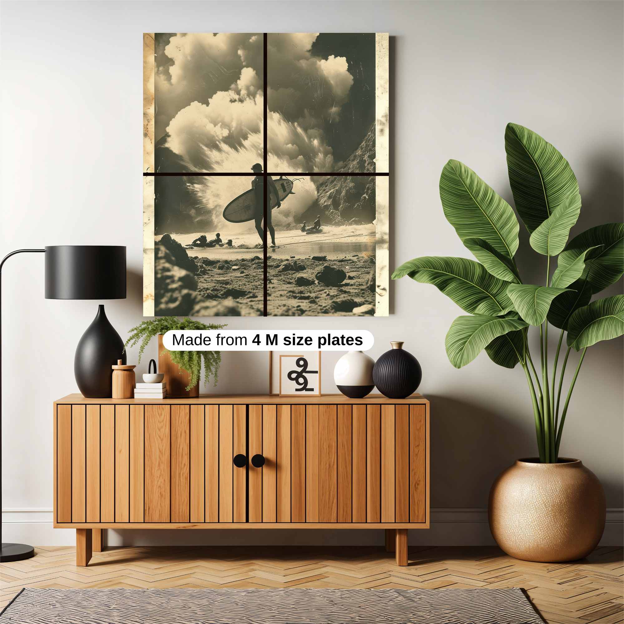 Surfer Serene Safe Wall Magnetic / M