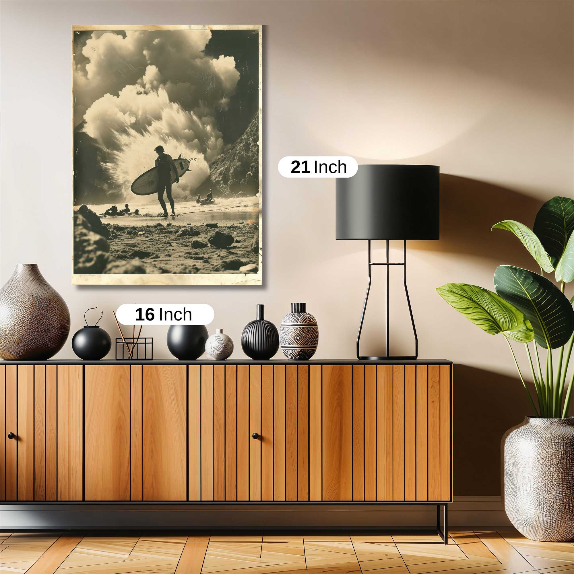 Surfer Serene Safe Wall Magnetic / M