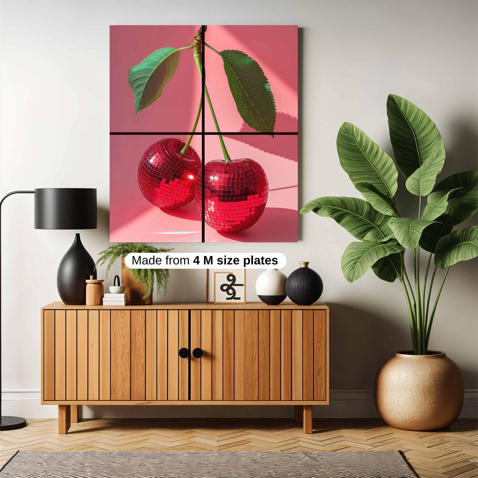 Disco Cherries Safe Wall Magnetic / M