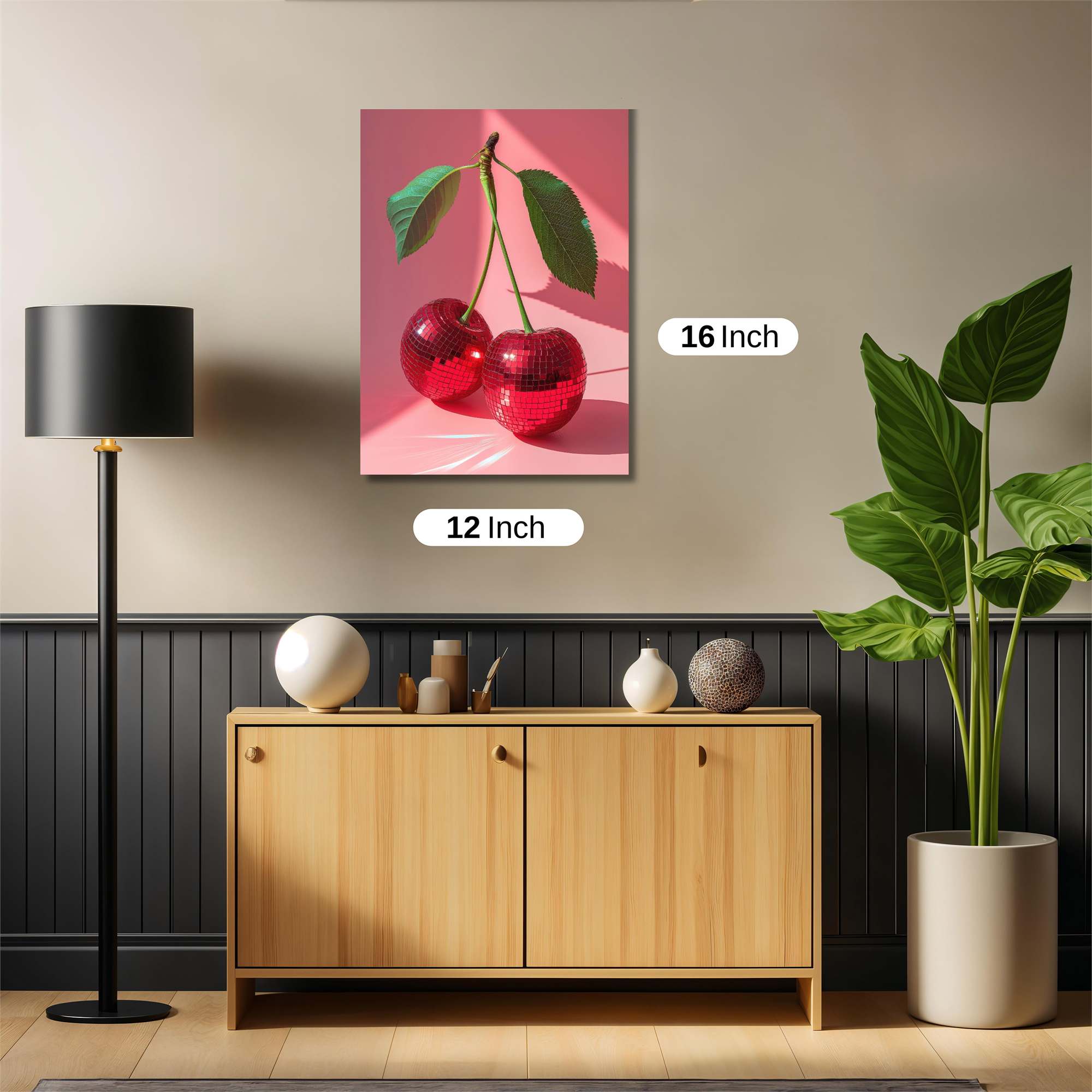 Disco Cherries Safe Wall Magnetic / M