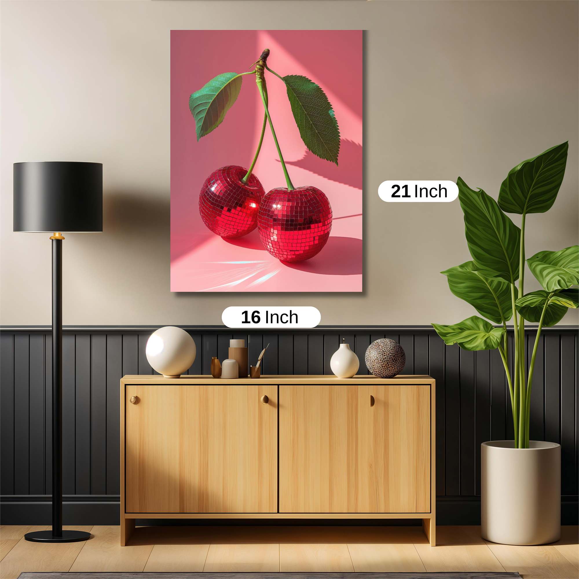 Disco Cherries Safe Wall Magnetic / M