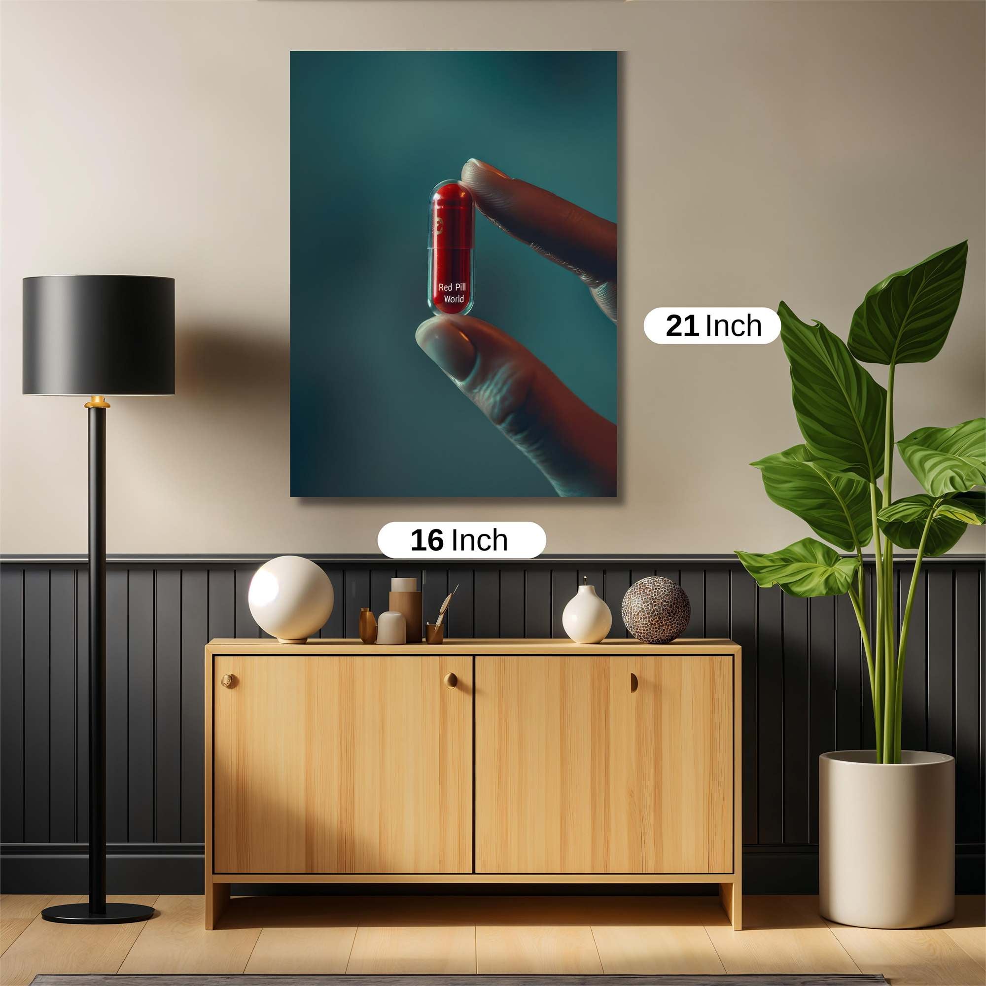 Red Pill Revelation Safe Wall Magnetic / M