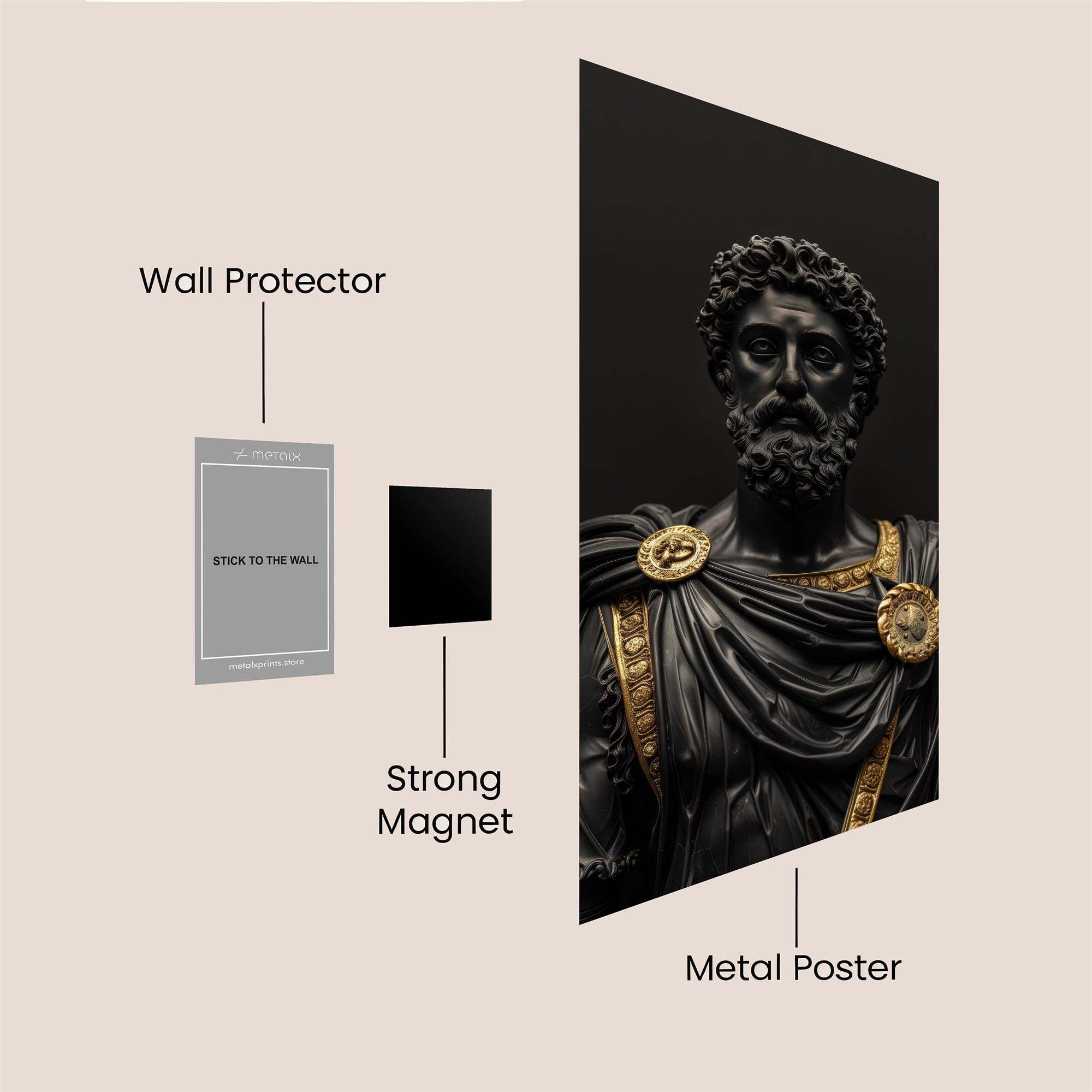 Septimius Serene Safe Wall Magnetic / M