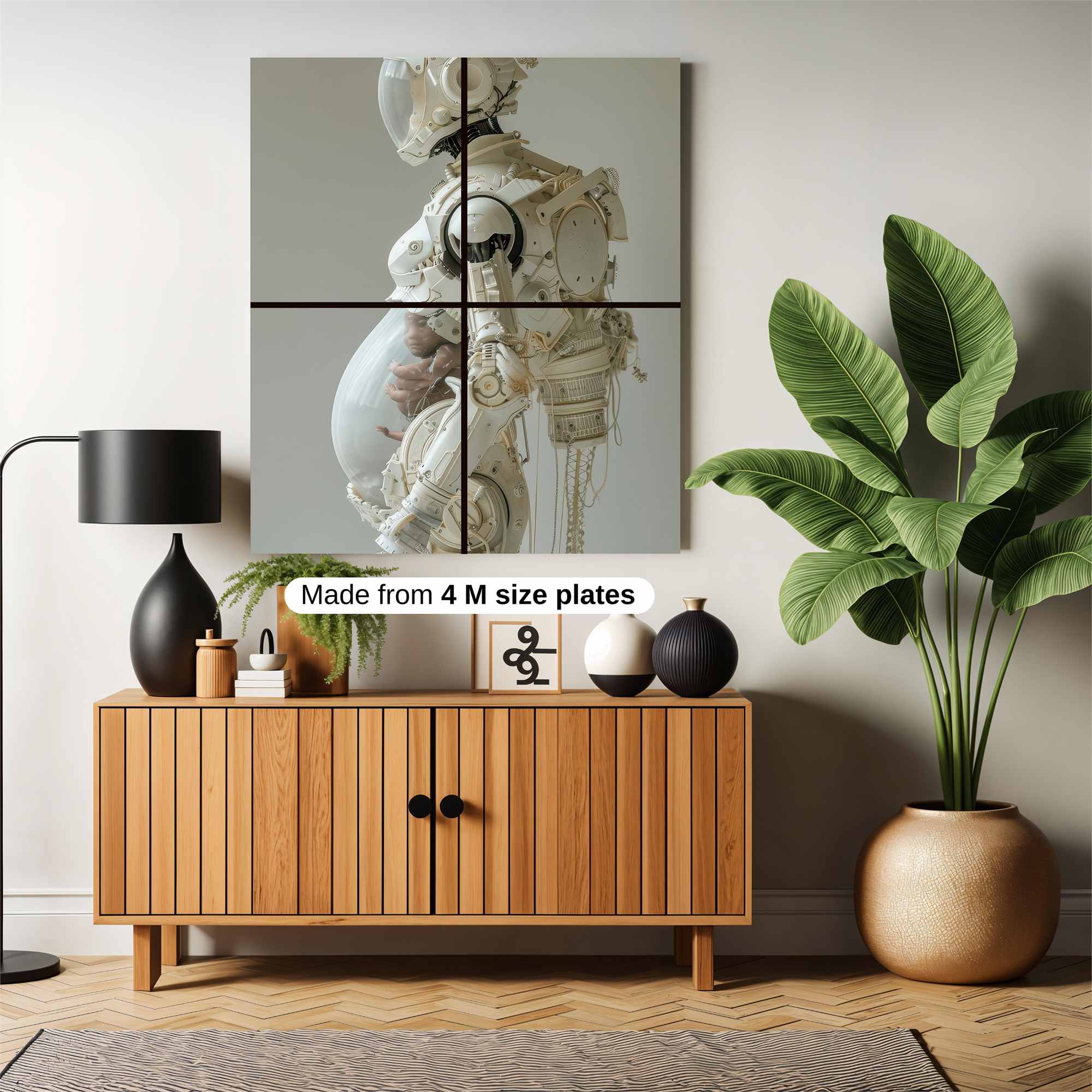 Motherly Robot Safe Wall Magnetic / M