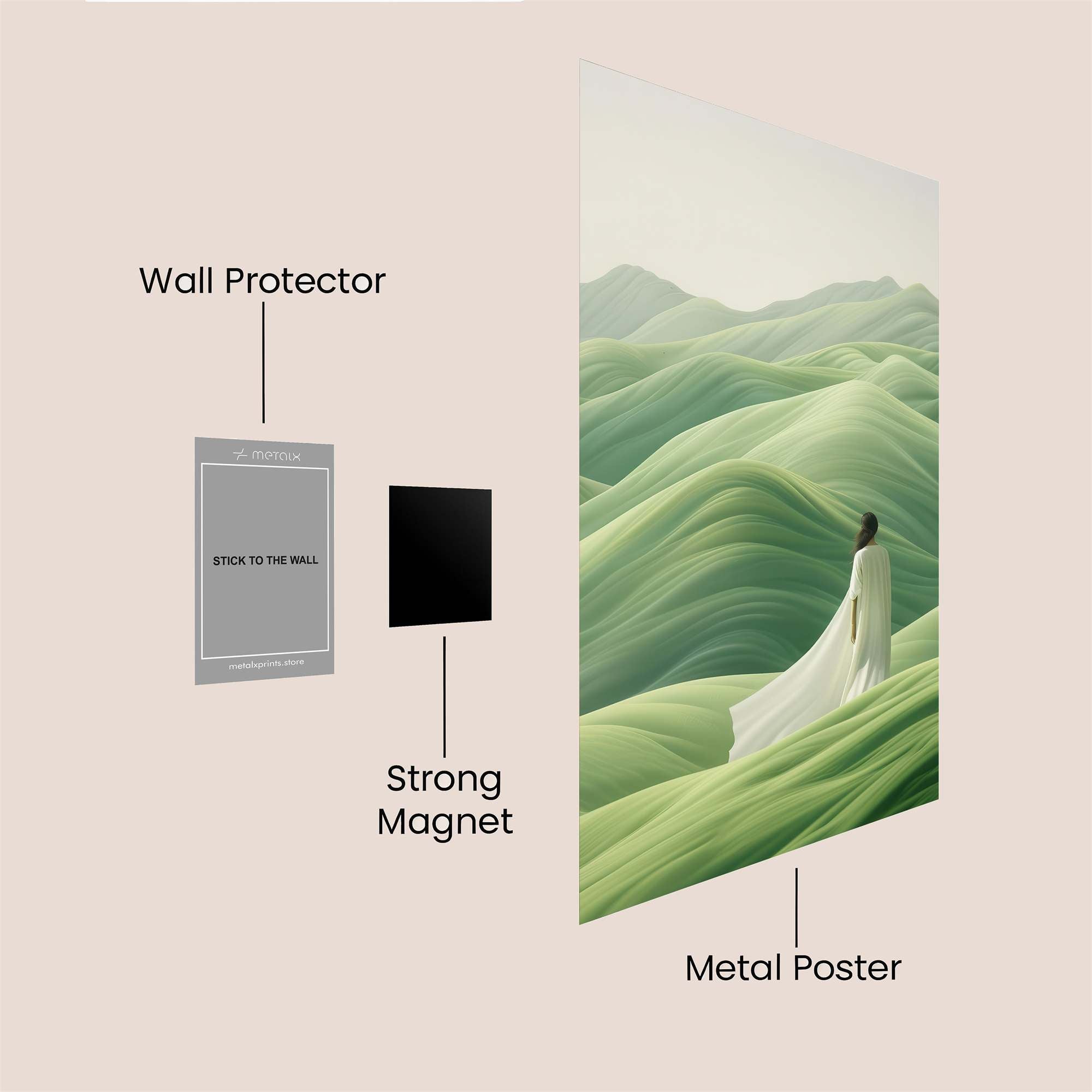 Journey Serene Safe Wall Magnetic / M