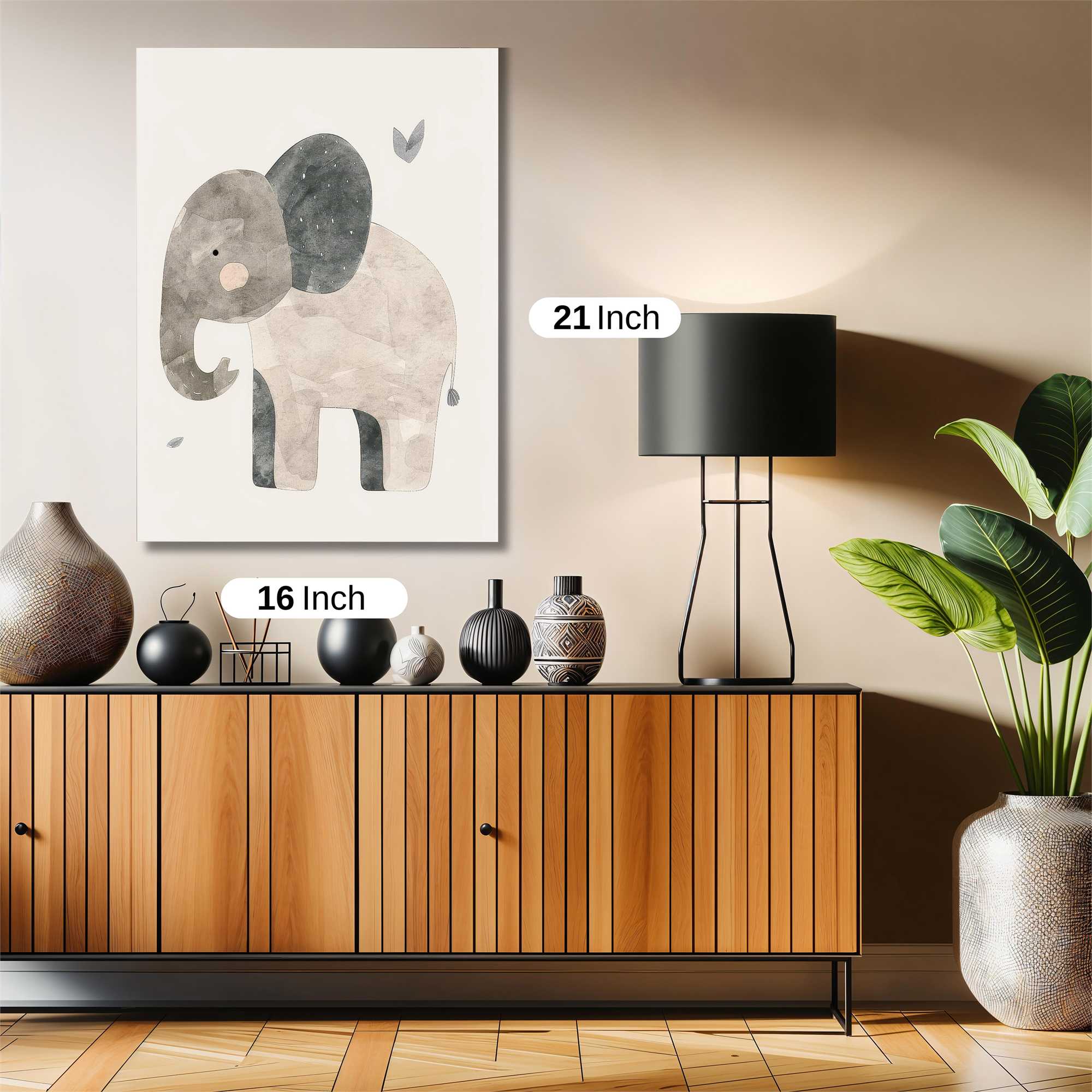 Elephant Serenity Safe Wall Magnetic / M