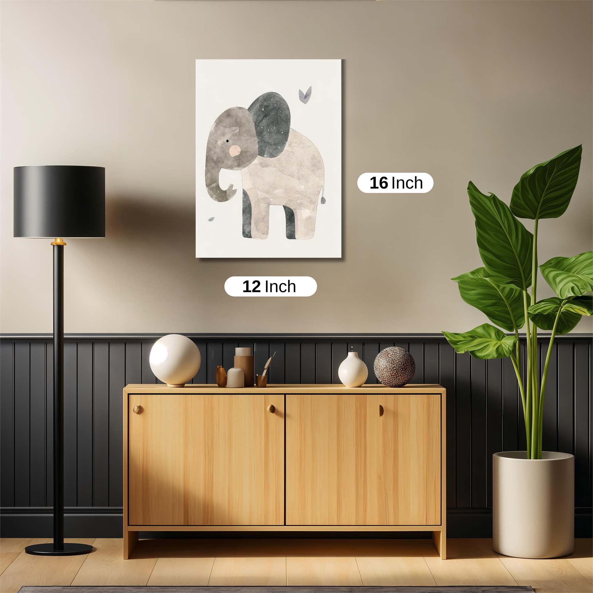 Elephant Serenity Safe Wall Magnetic / M