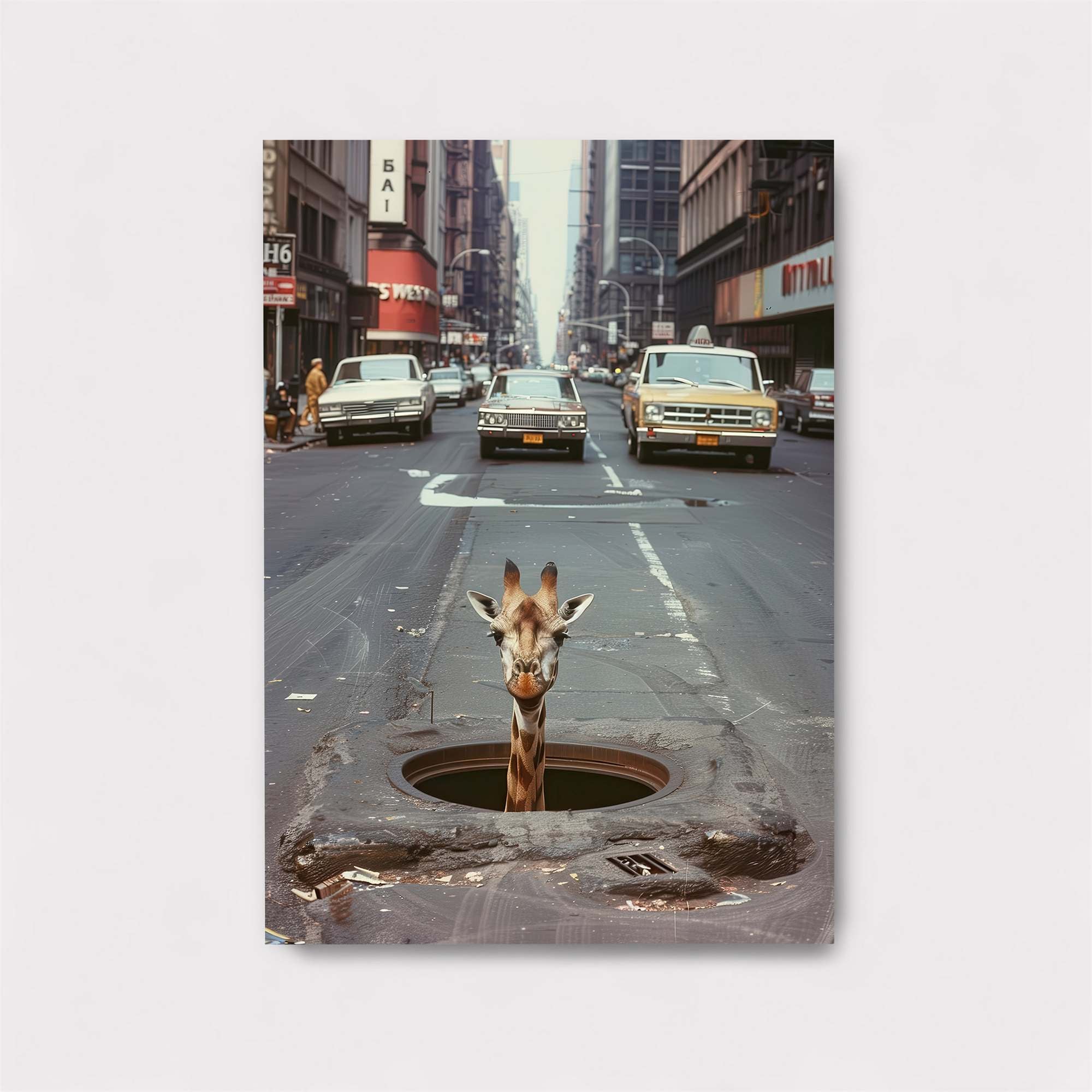 Giraffe Surprise Safe Wall Magnetic / M