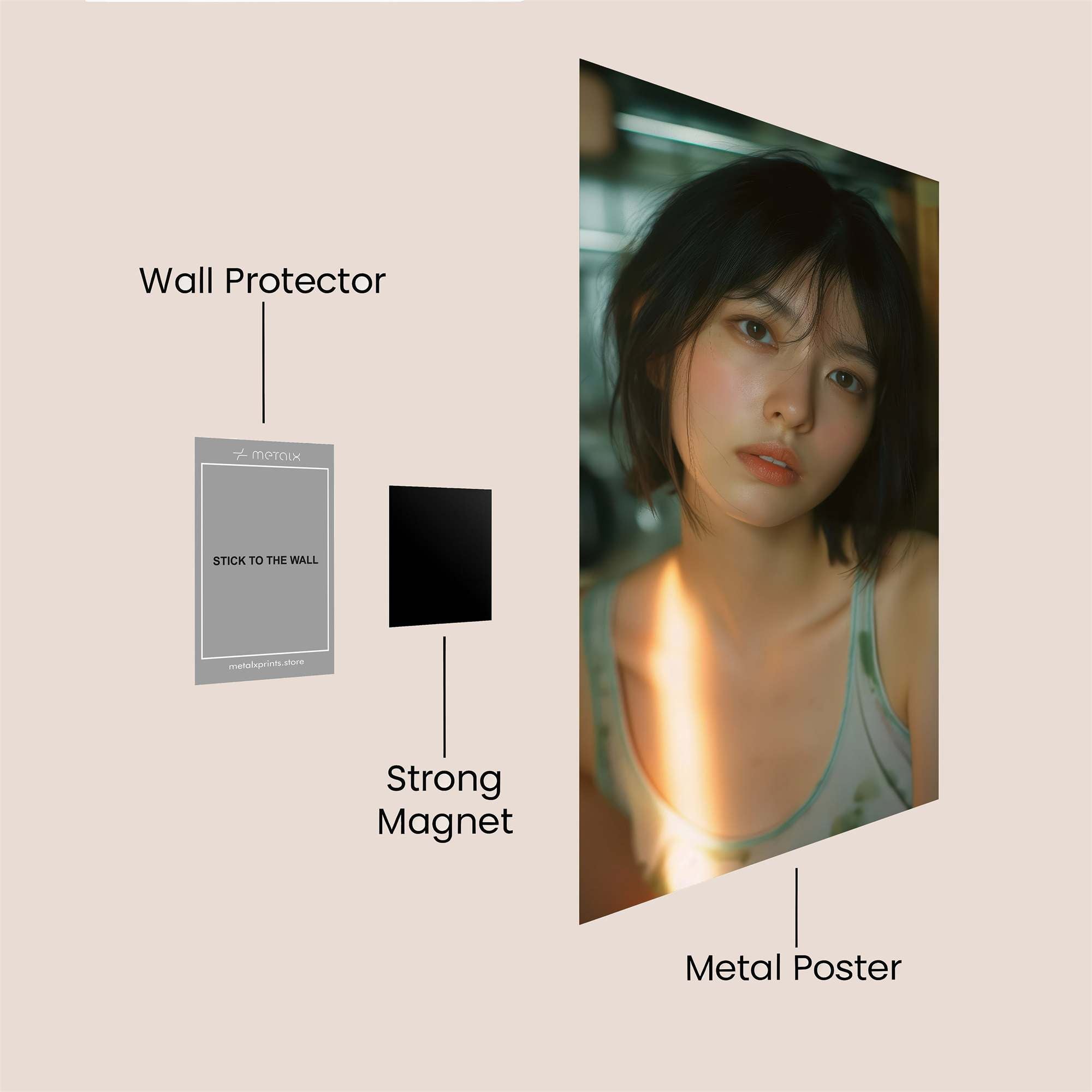 Sunlit Serenity Safe Wall Magnetic / M