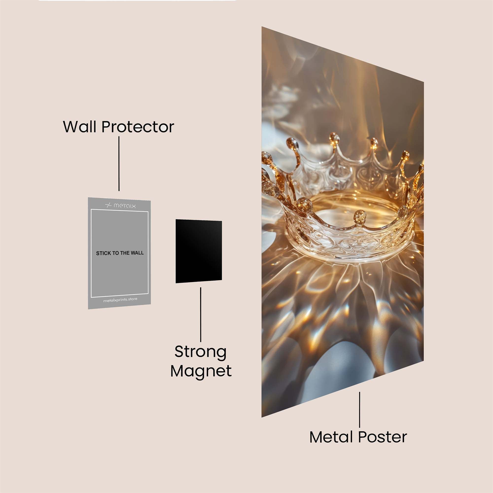 Crown Radiance Safe Wall Magnetic / M