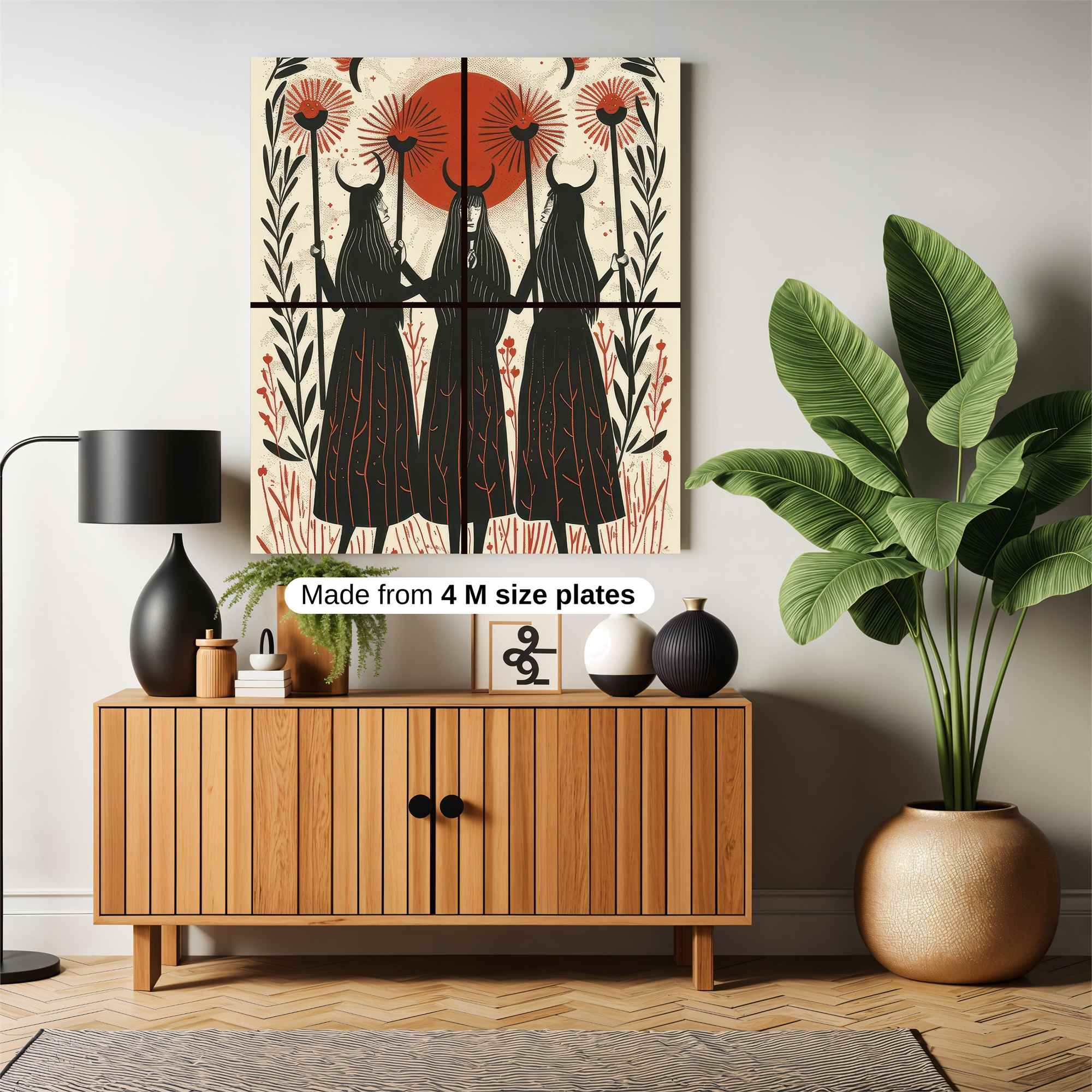 Moonlit Ritual Safe Wall Magnetic / M