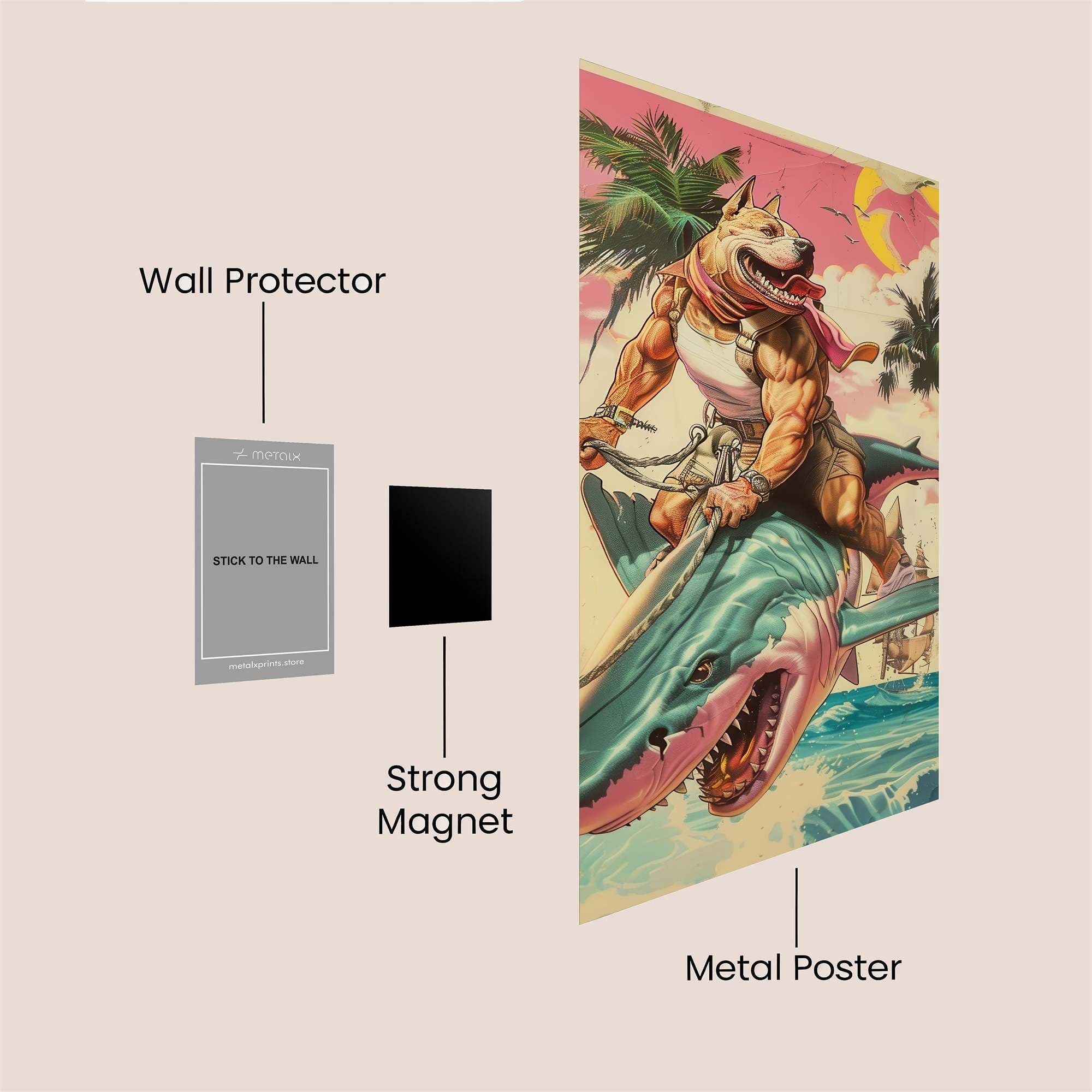 Doggy Adventure Safe Wall Magnetic / M