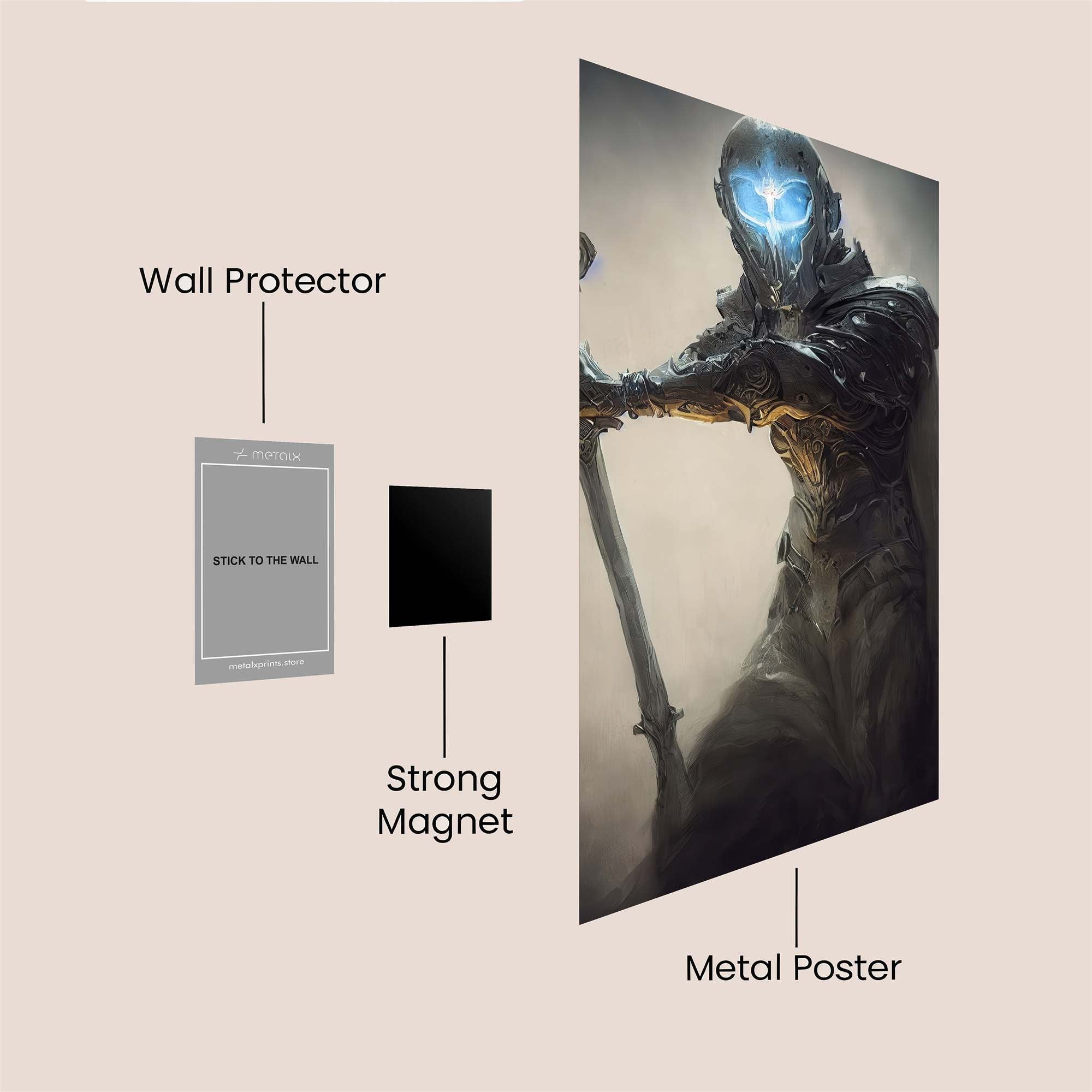 Knight Enigma Safe Wall Magnetic / M
