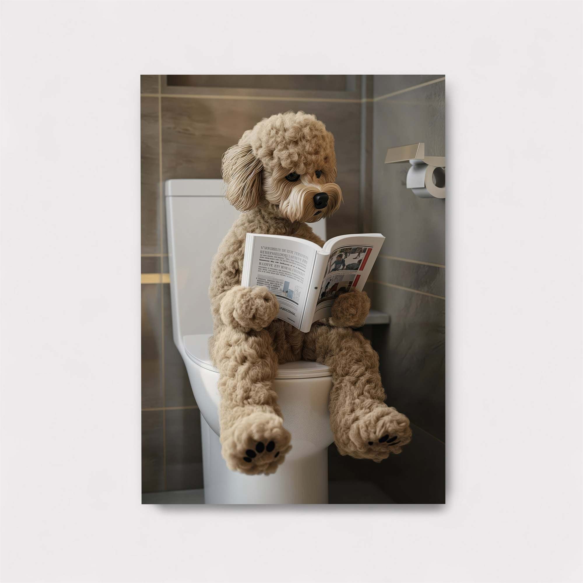 Poodle Ponder Safe Wall Magnetic / M
