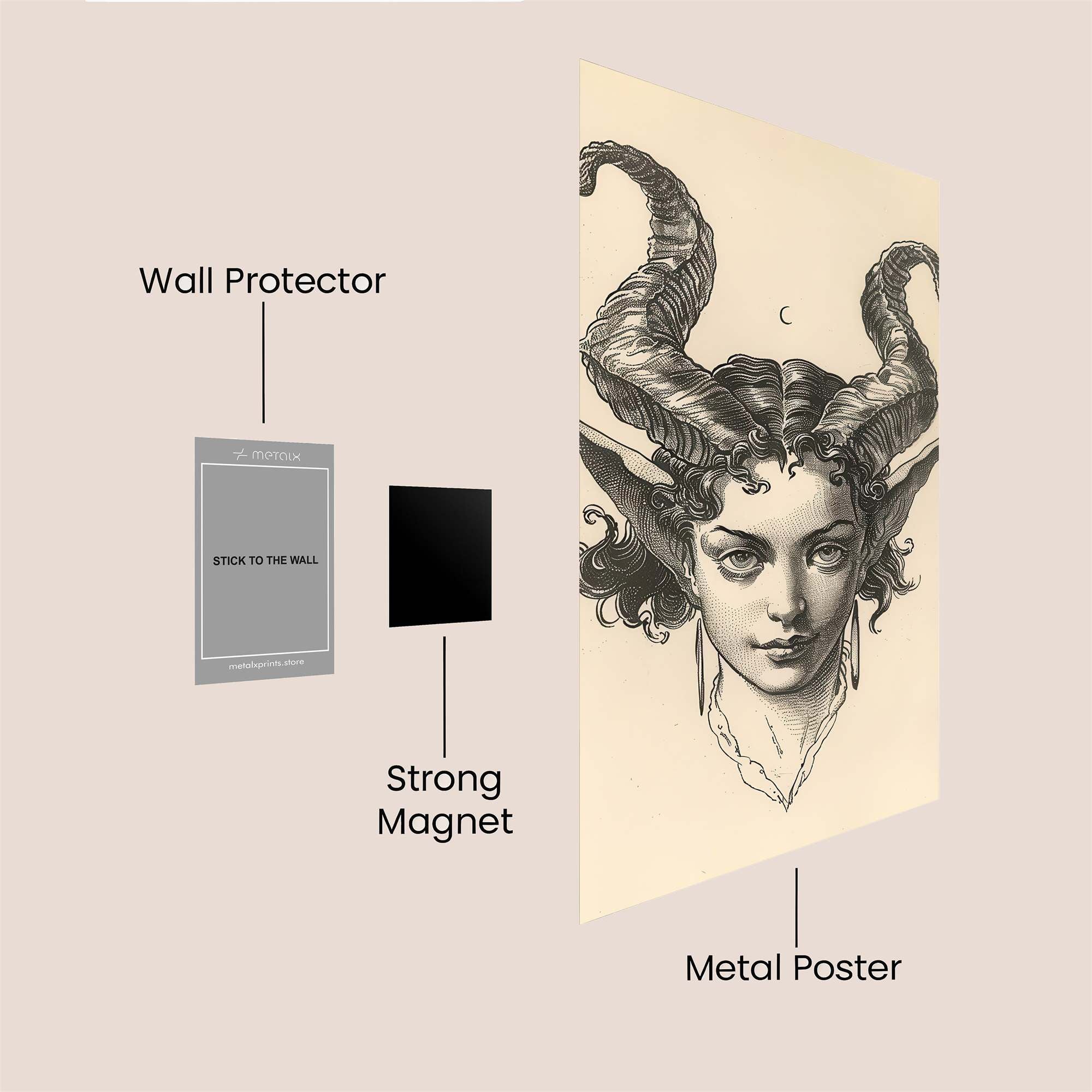 Faun Enigma Safe Wall Magnetic / M