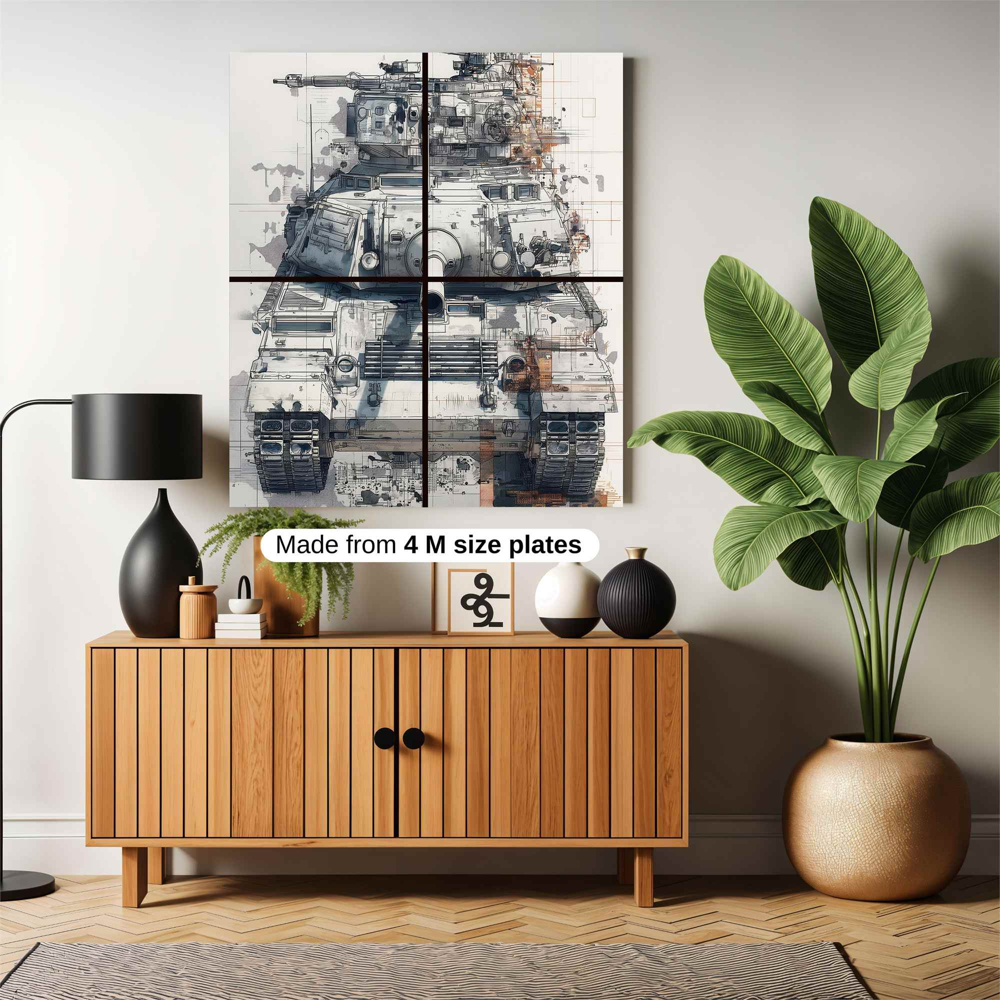 Tank Tempest Safe Wall Magnetic / M