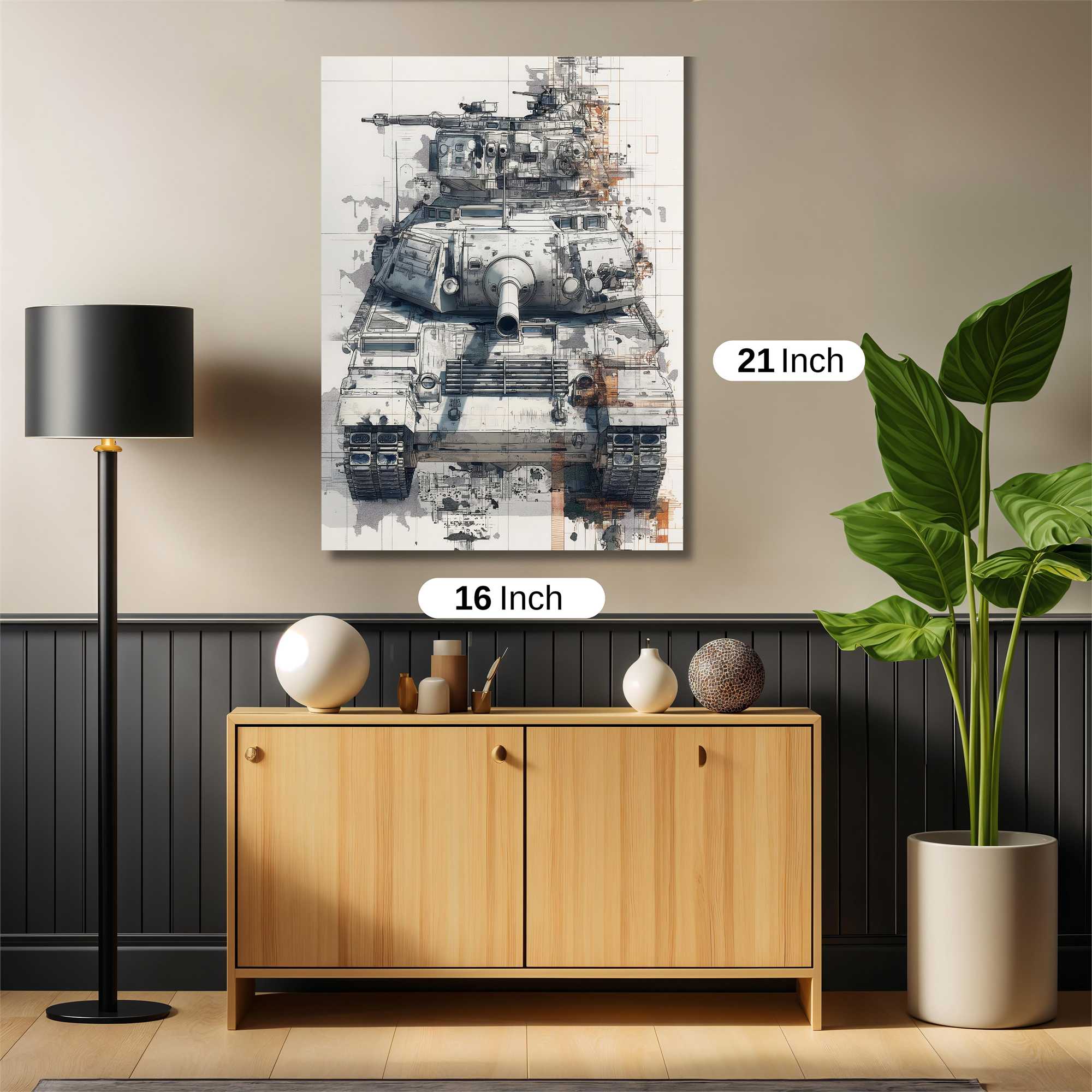 Tank Tempest Safe Wall Magnetic / M
