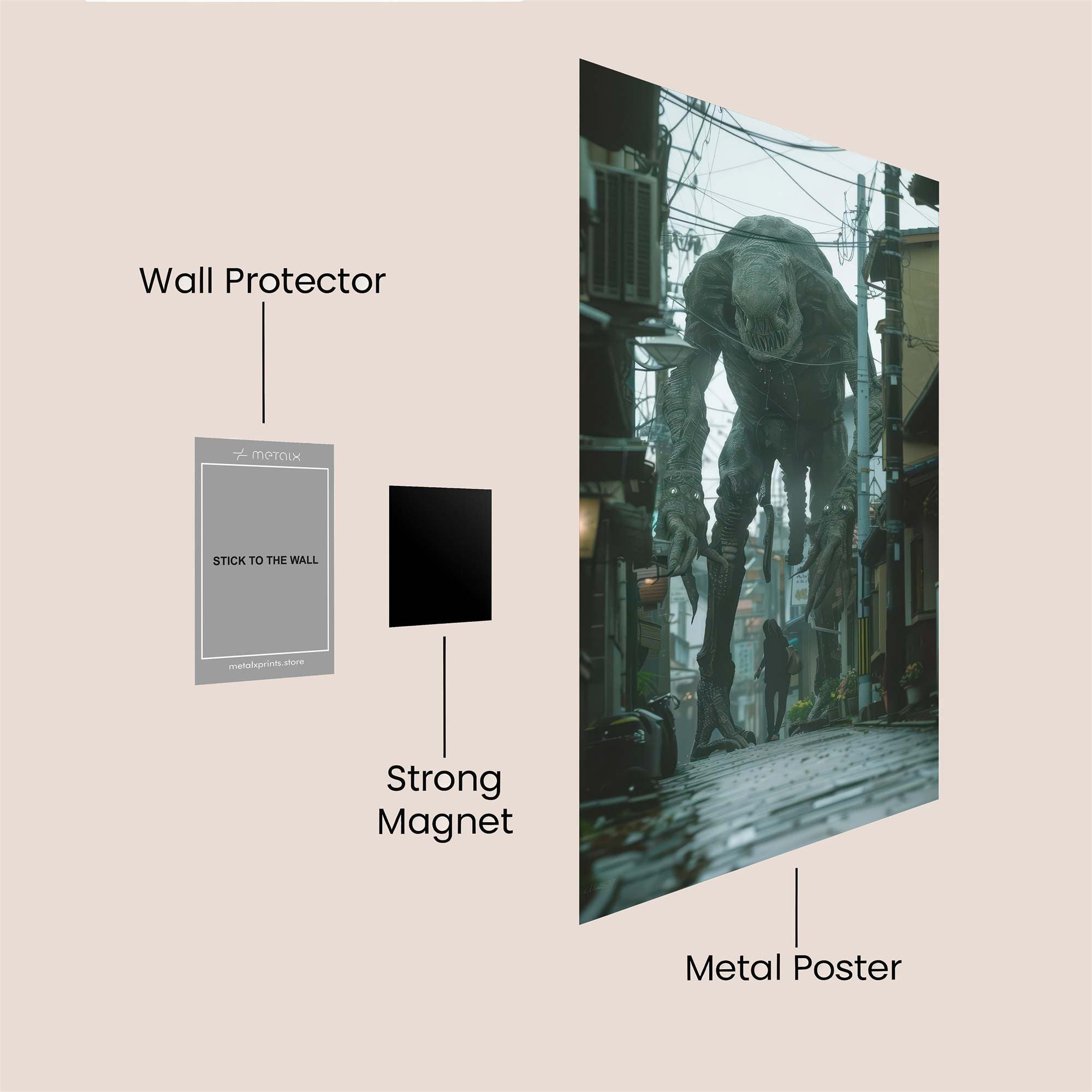 Oni Menace Safe Wall Magnetic / M