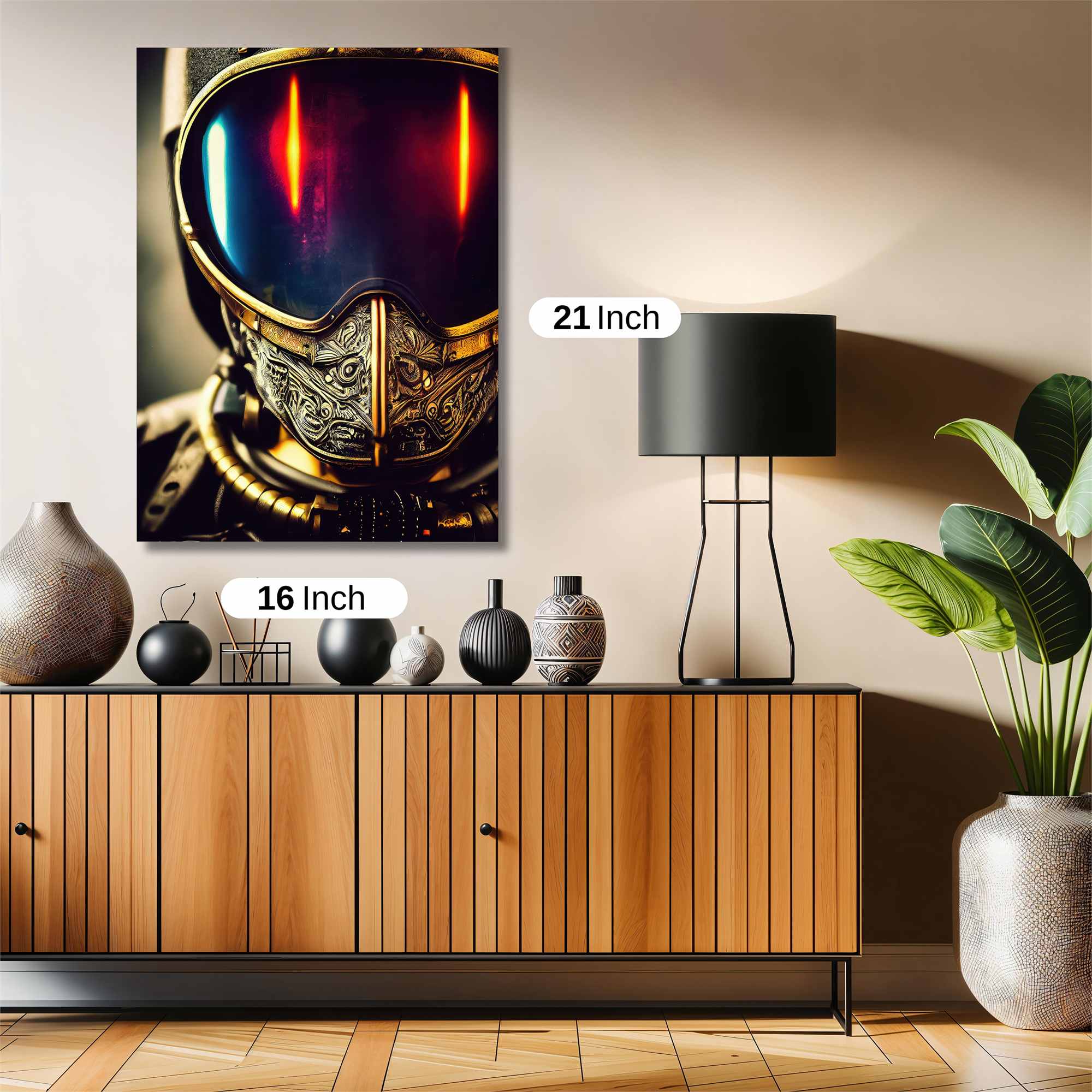 Neon Warrior Safe Wall Magnetic / M