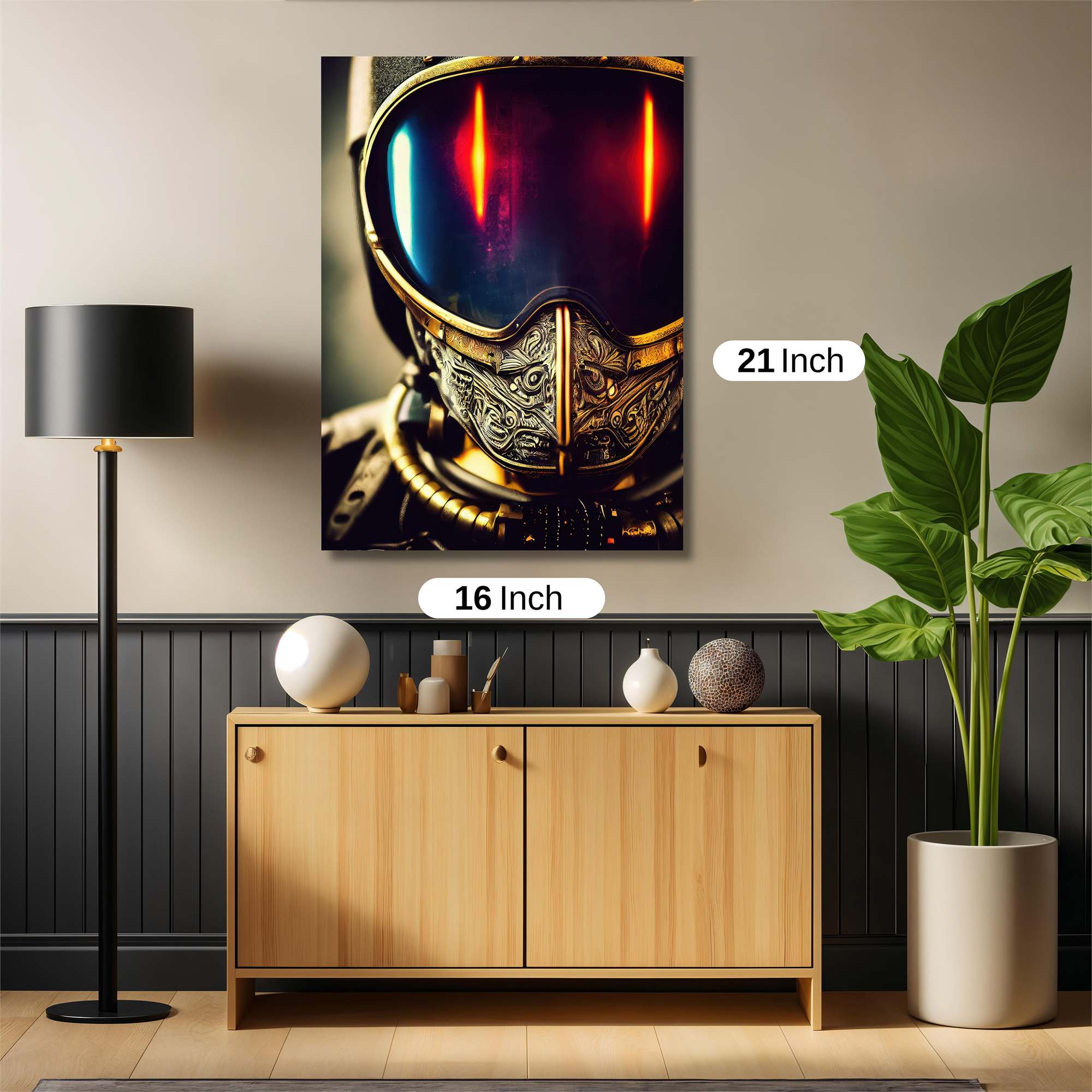 Neon Warrior Safe Wall Magnetic / M