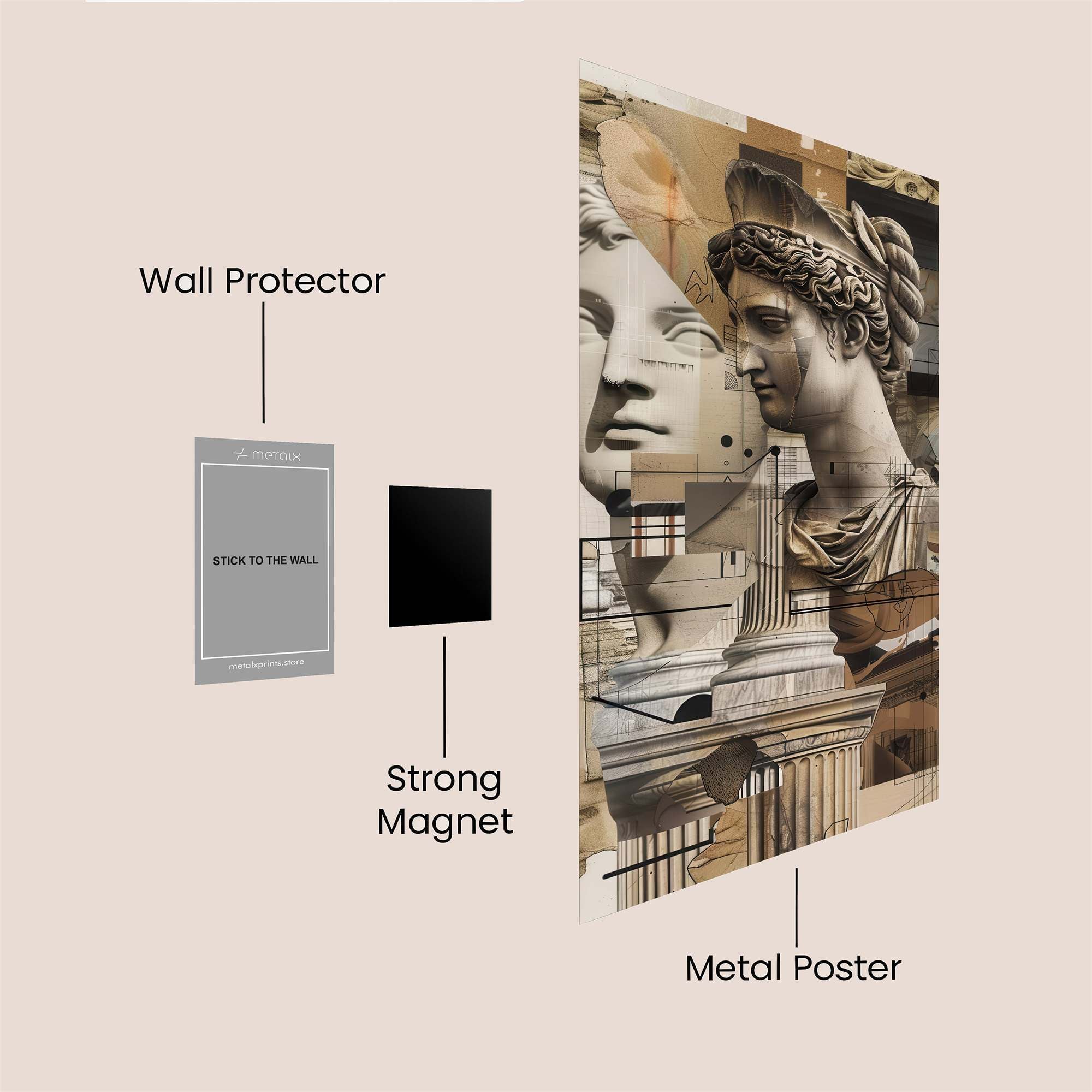 Athena Enigmatic Safe Wall Magnetic / M