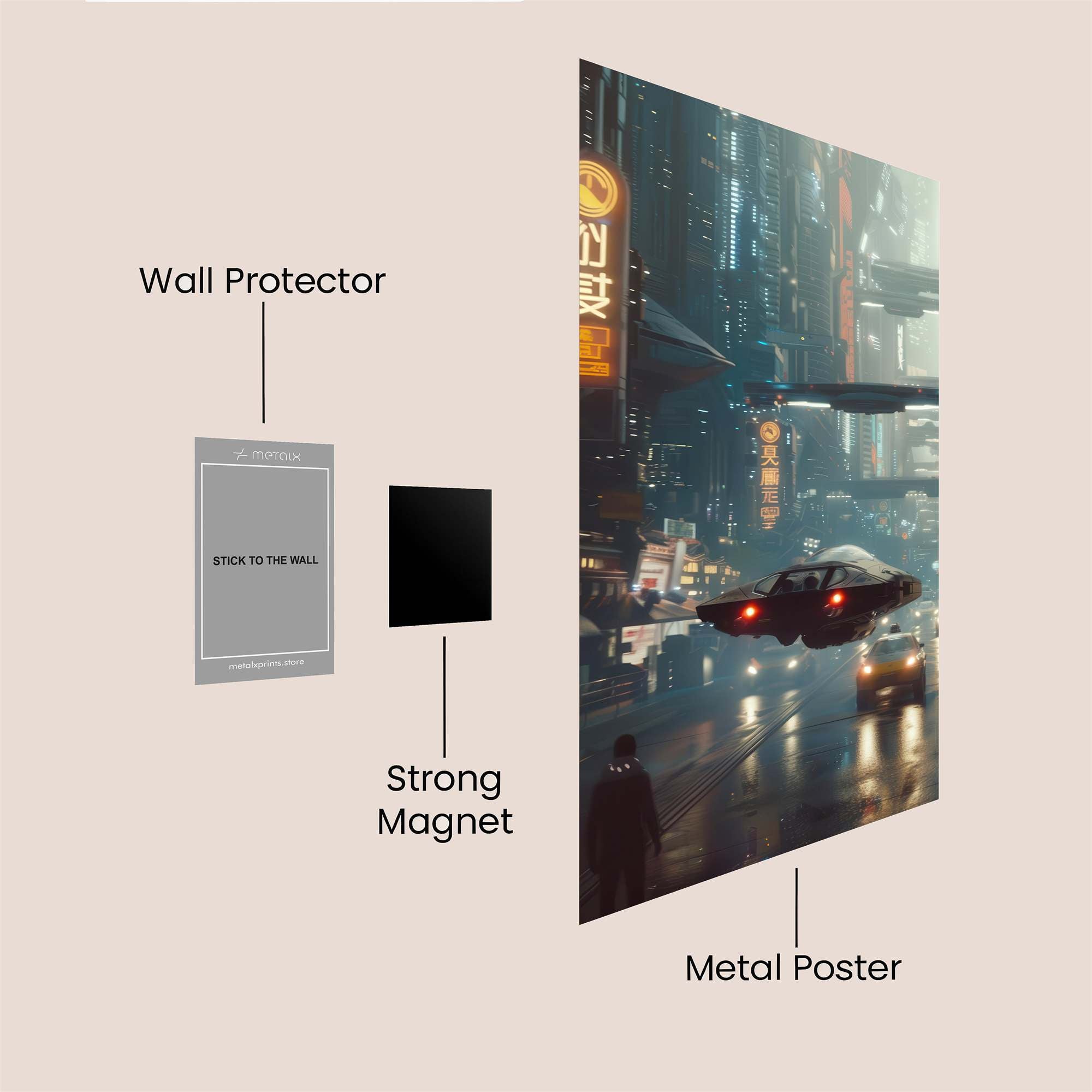 Neon Odyssey Safe Wall Magnetic / M