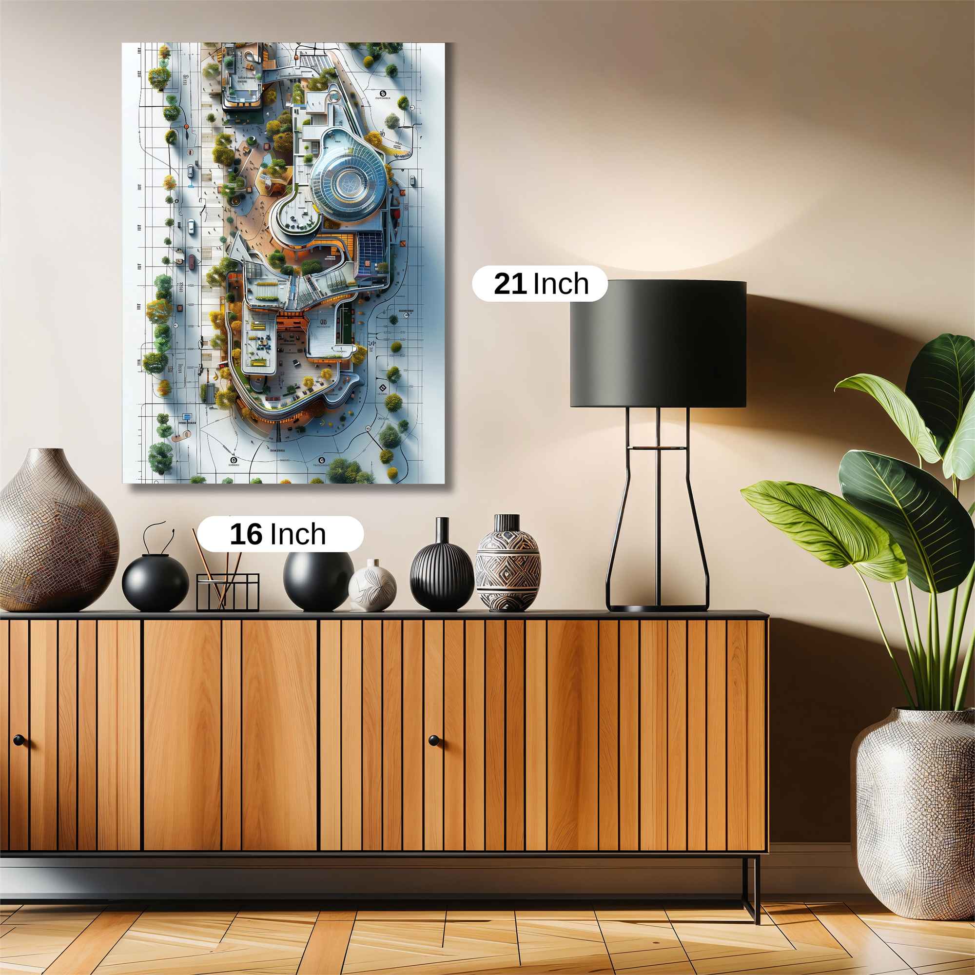 Urban Serenity Safe Wall Magnetic / M
