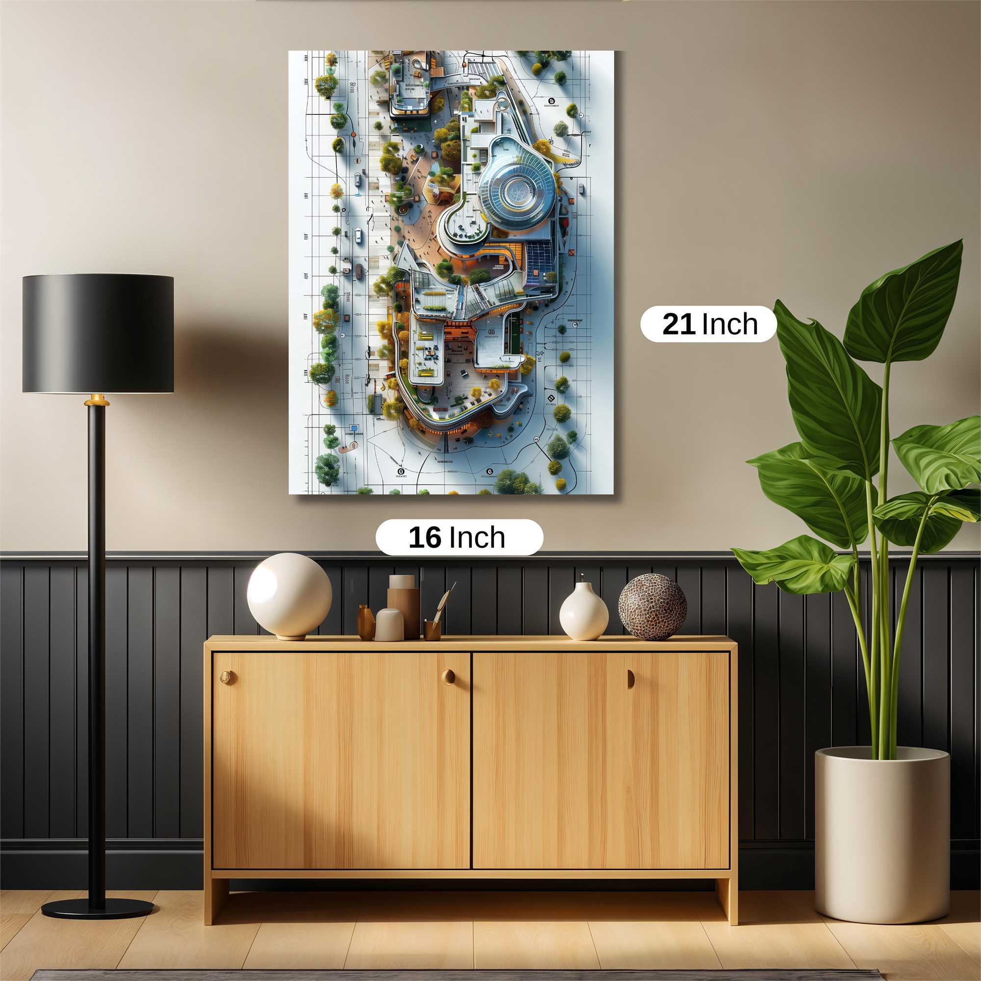 Urban Serenity Safe Wall Magnetic / M