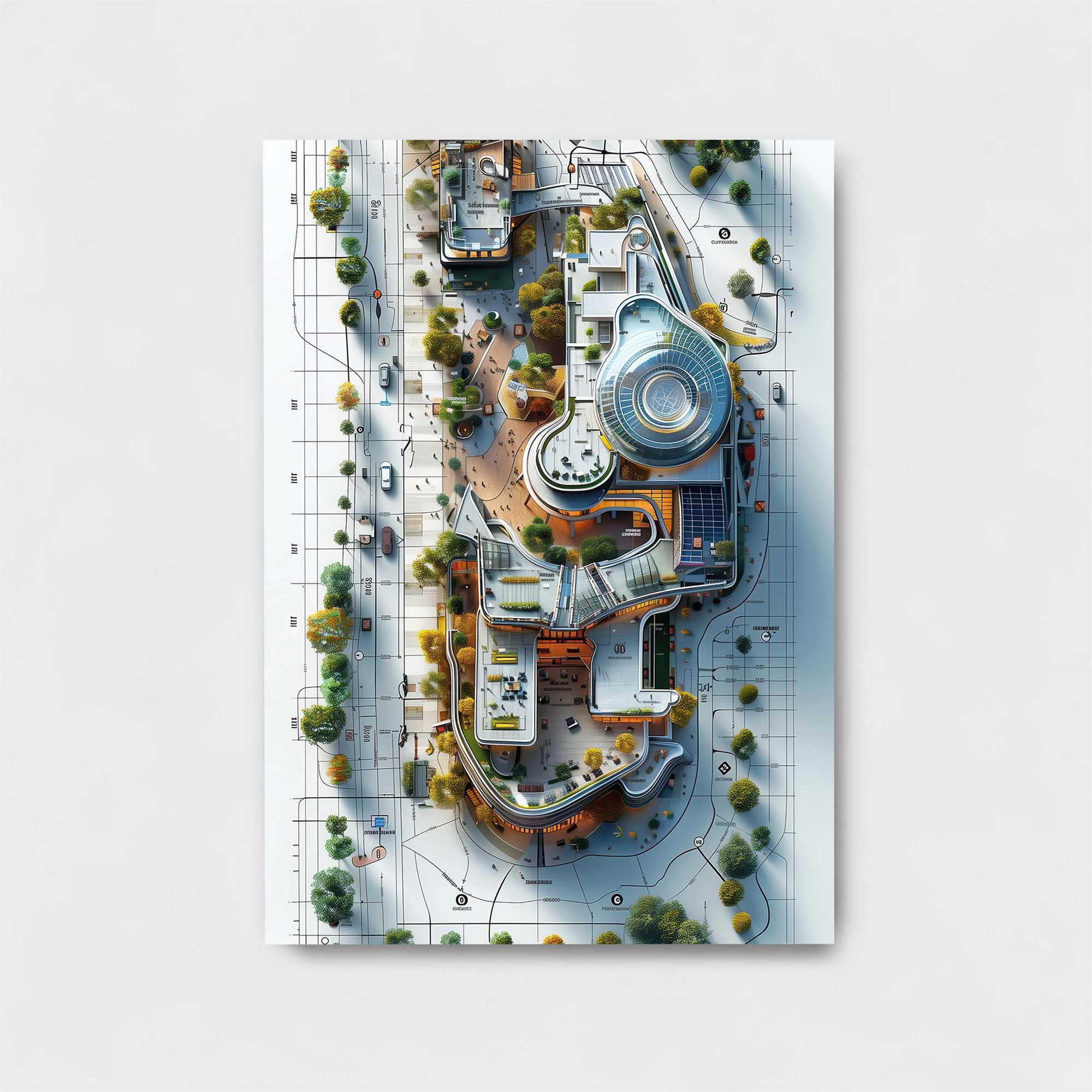 Urban Serenity Safe Wall Magnetic / M