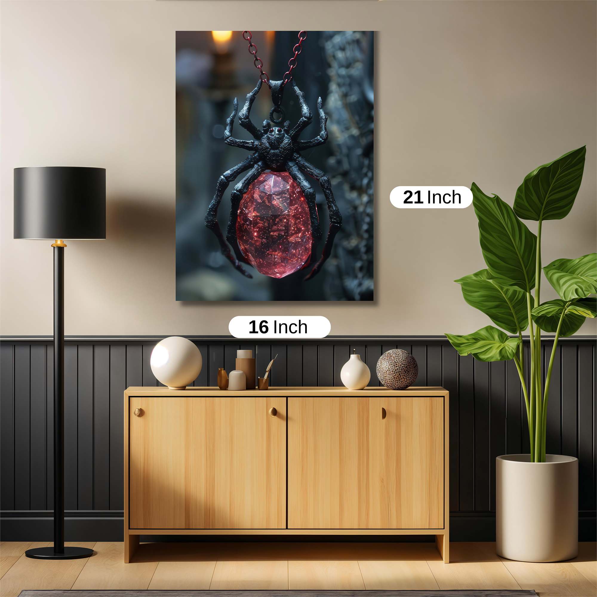 Spider Enchantment Safe Wall Magnetic / M