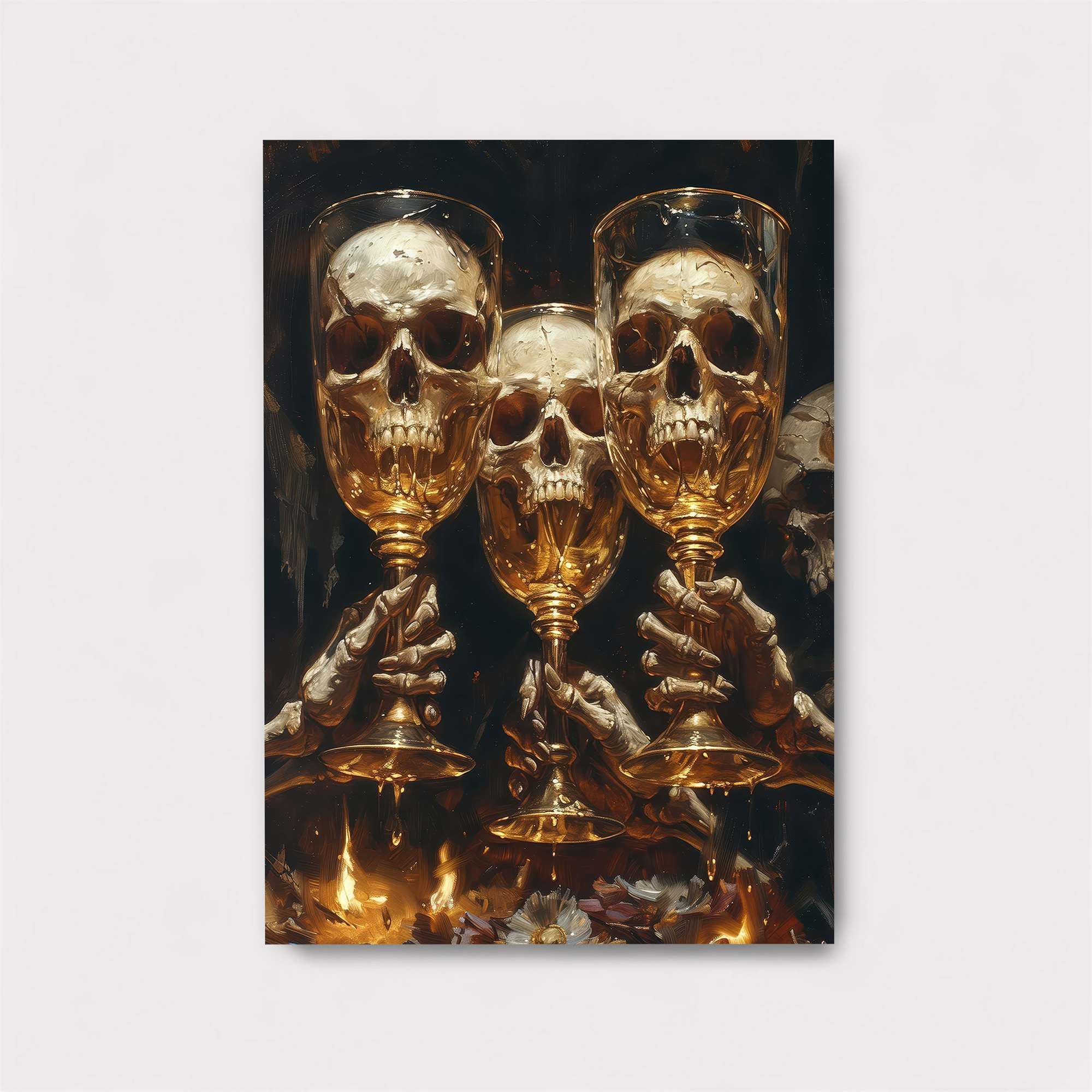 Skull Celebration Safe Wall Magnetic / M