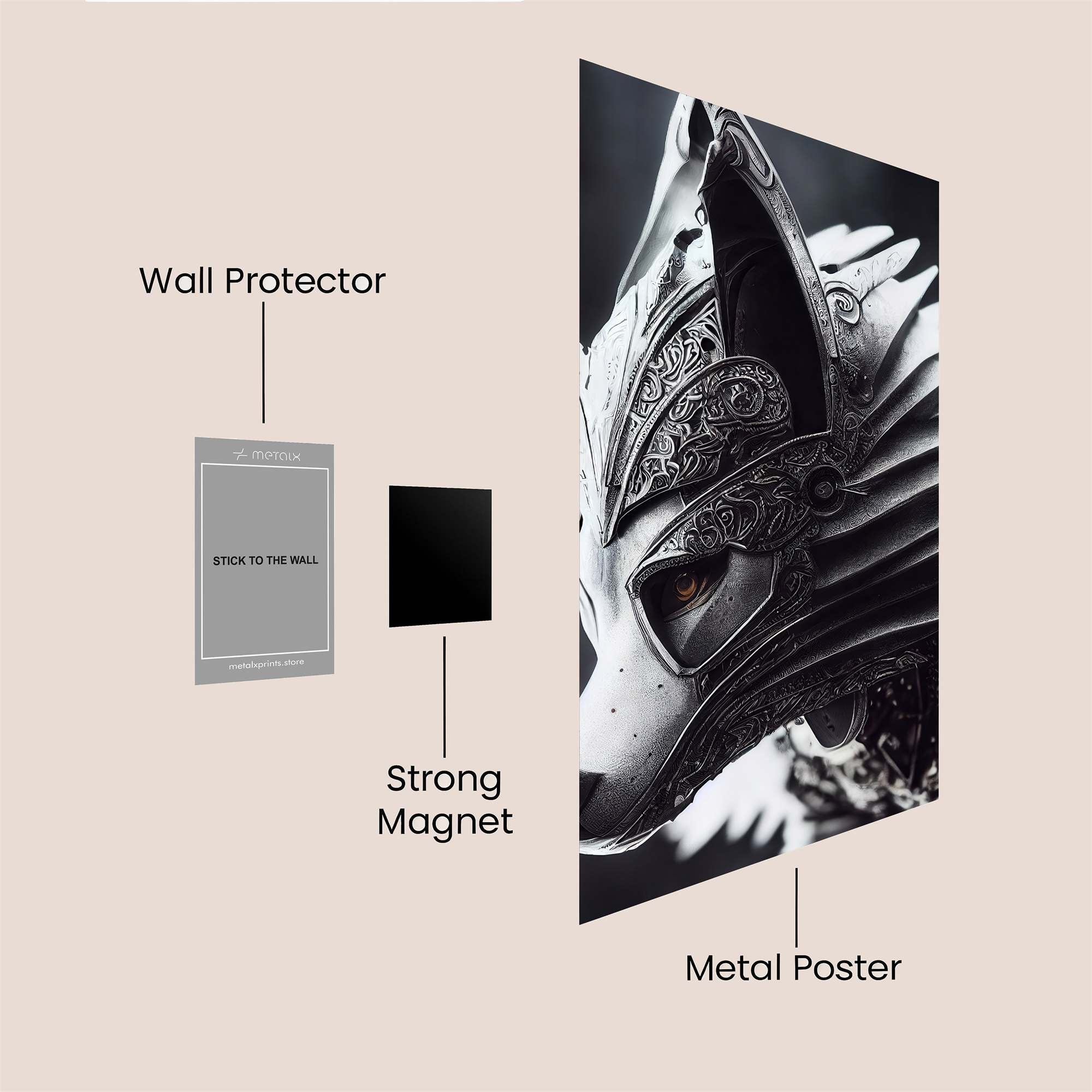 Wolf Regal Safe Wall Magnetic / M