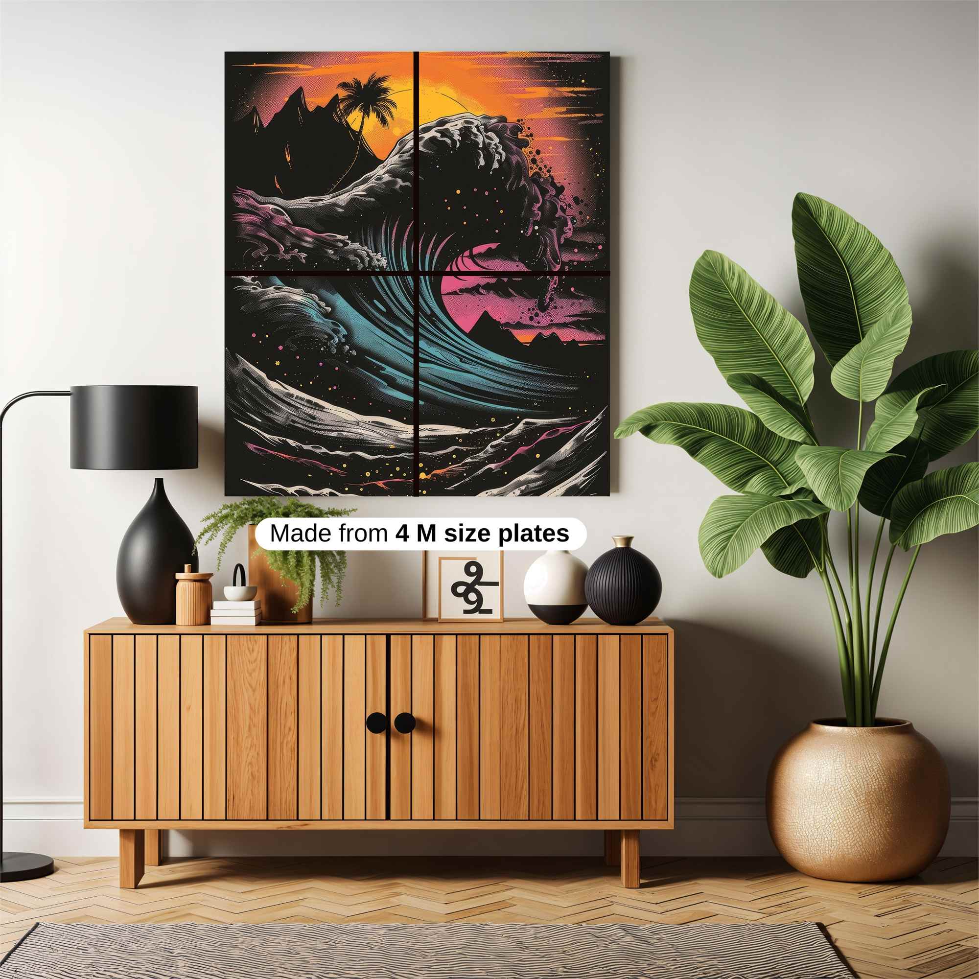 Sunset Surge Safe Wall Magnetic / M