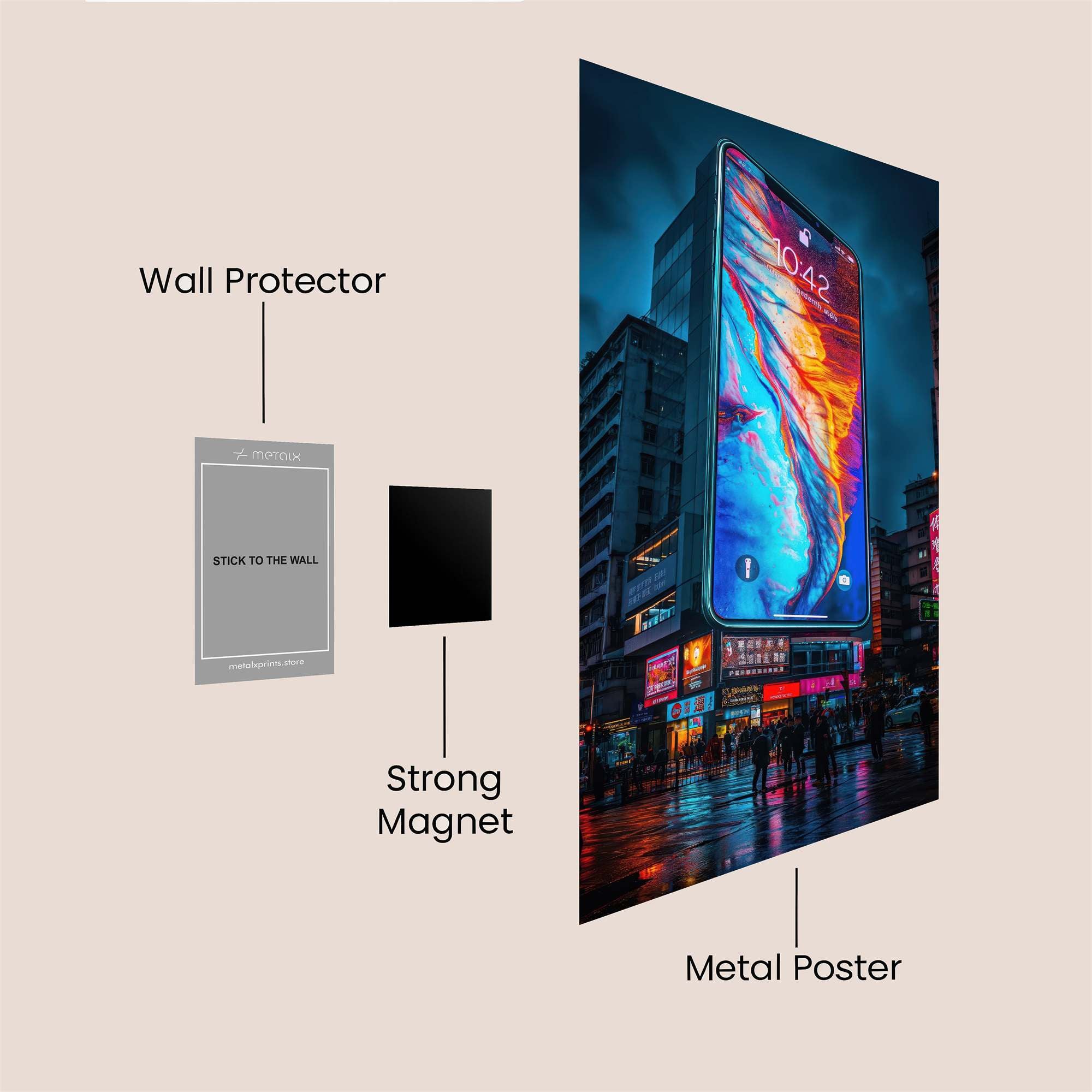Neon Dream Safe Wall Magnetic / M