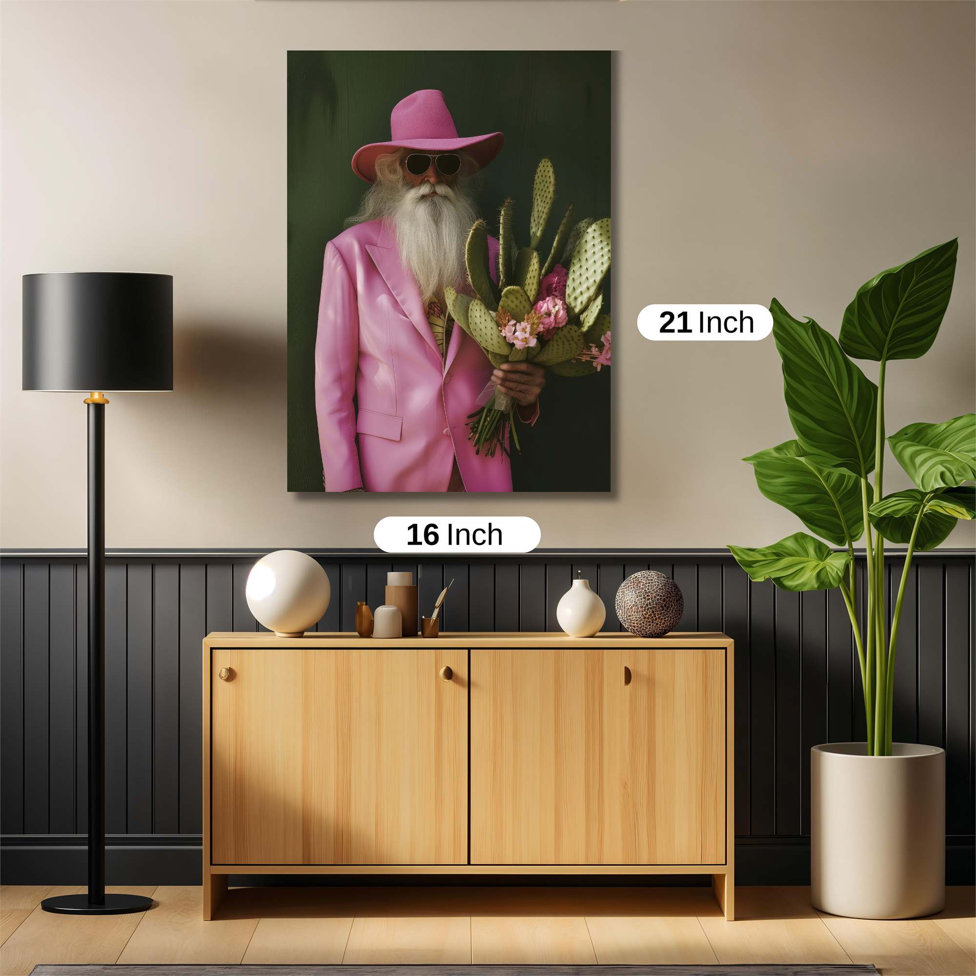 Cactus Charm Safe Wall Magnetic / M
