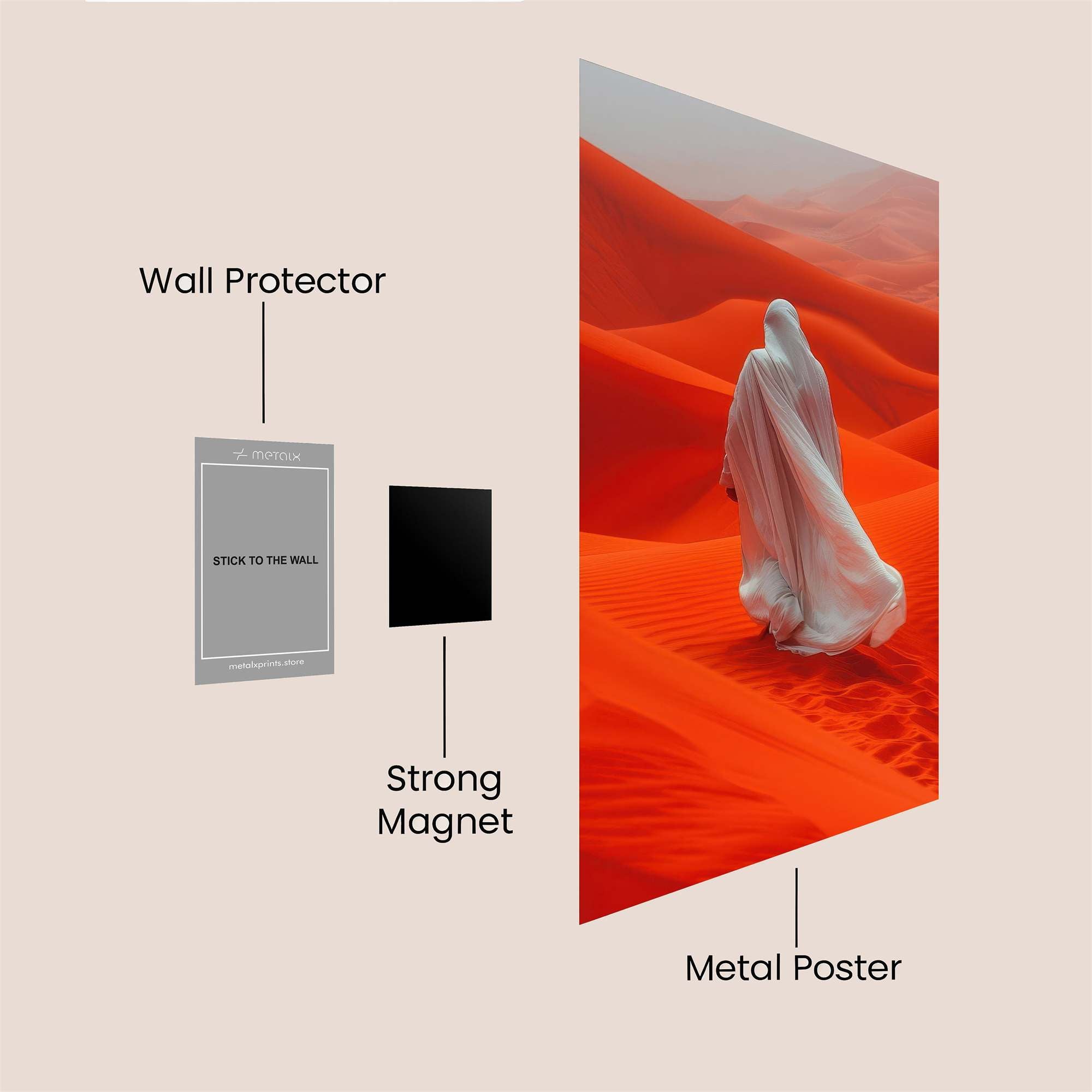 Desert Serenity Safe Wall Magnetic / M