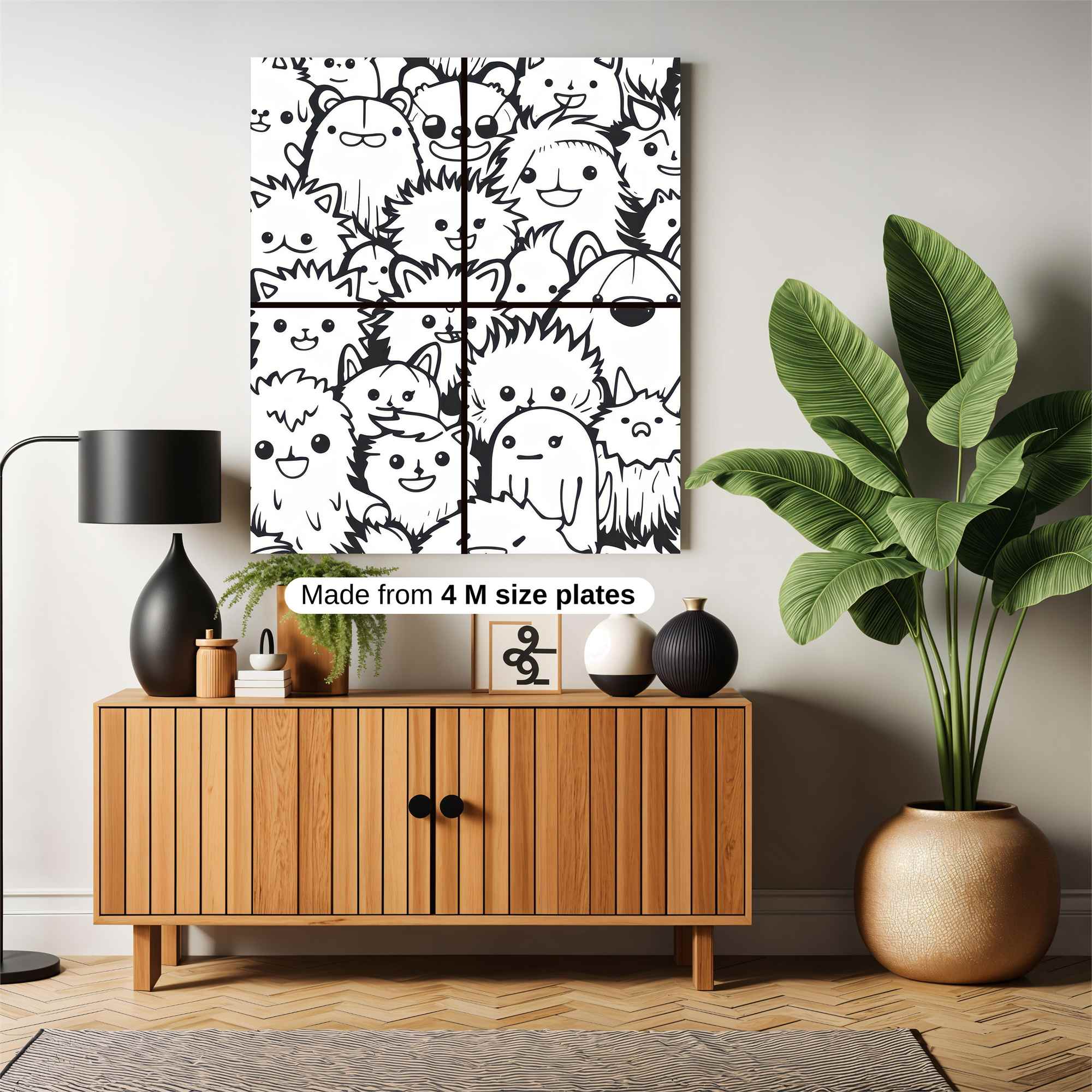 Doodle Delight Safe Wall Magnetic / M