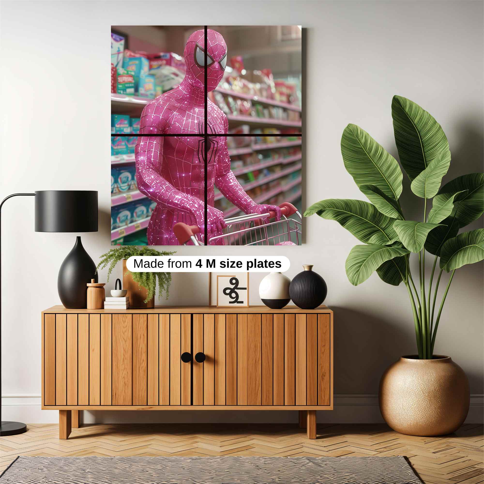 Sparkle Spidey Safe Wall Magnetic / M