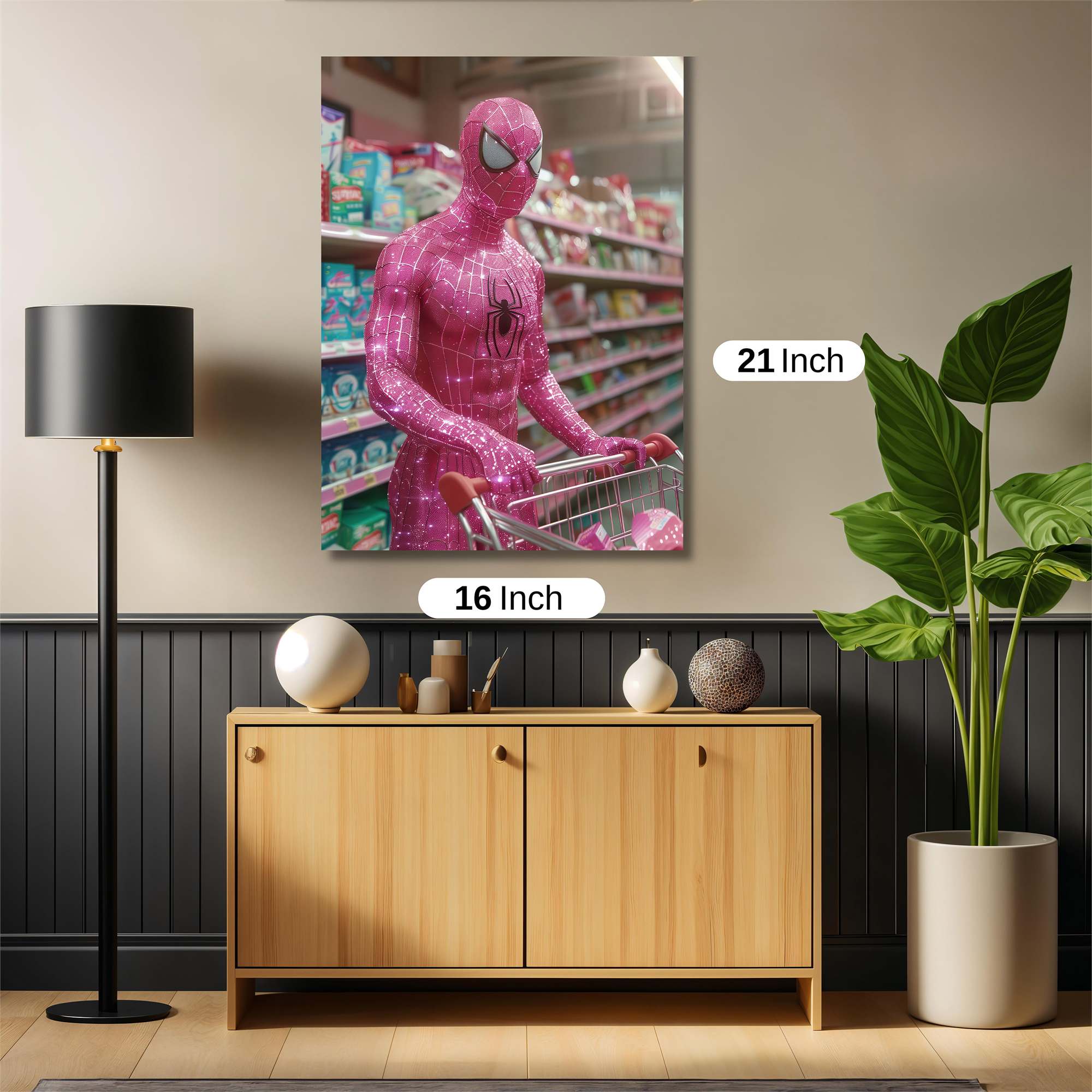 Sparkle Spidey Safe Wall Magnetic / M